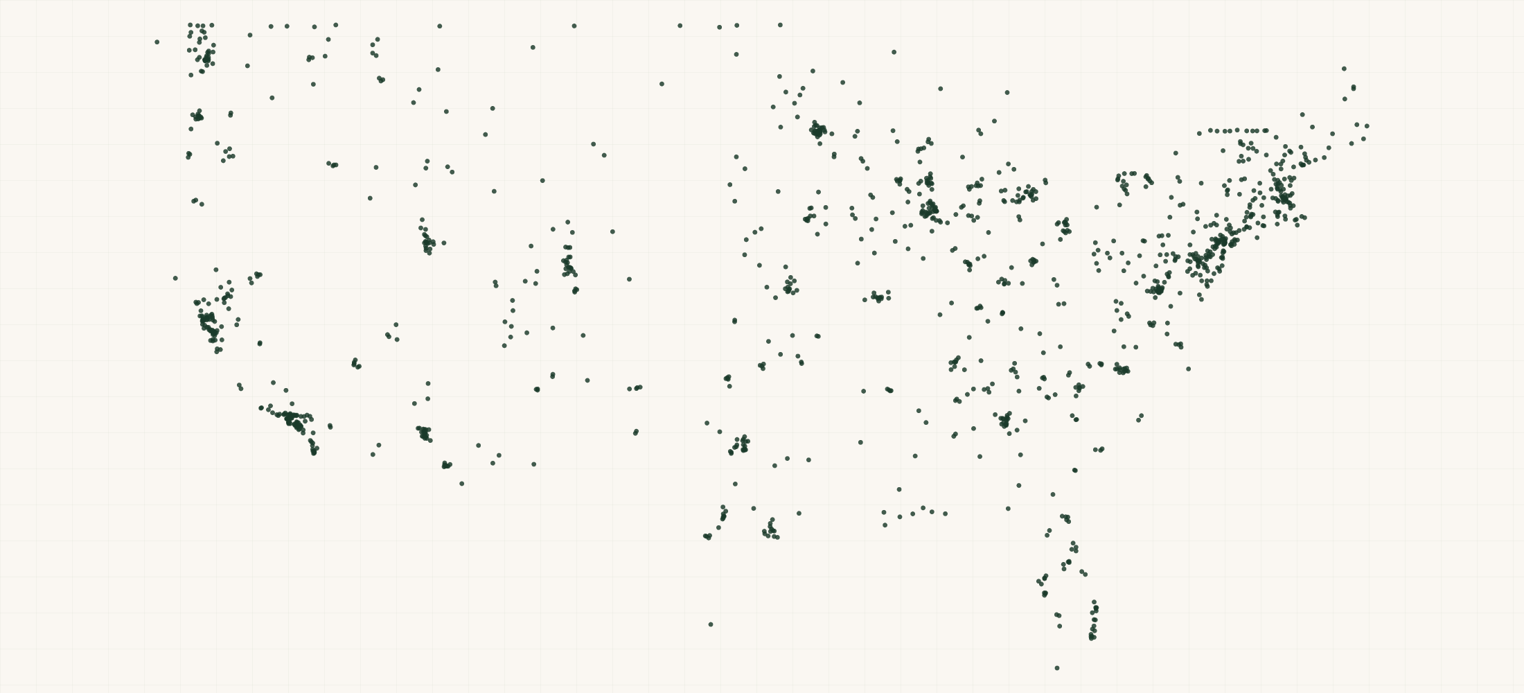 Map of where the Abus Retailers are