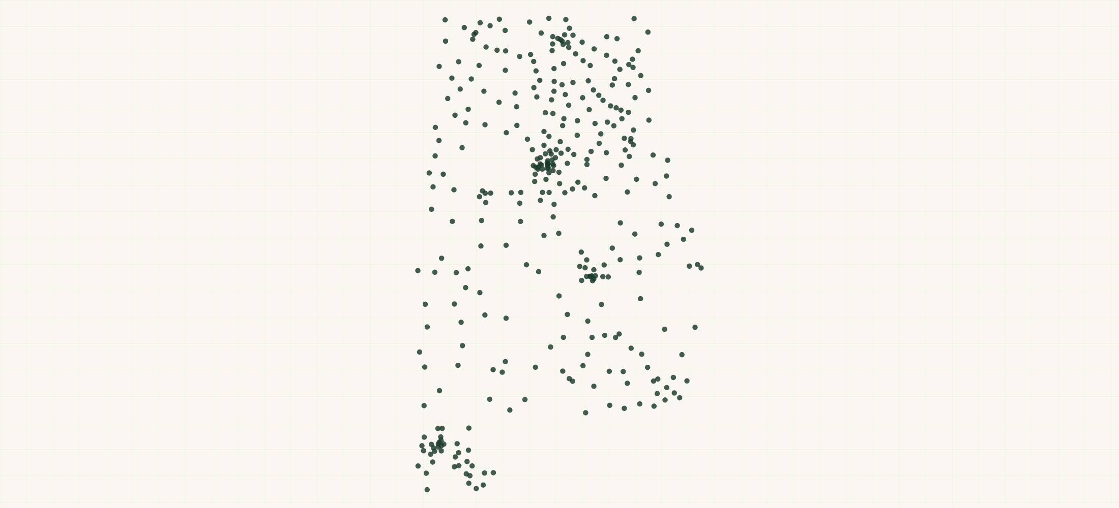 Map of where the Alabama Bank Branches are