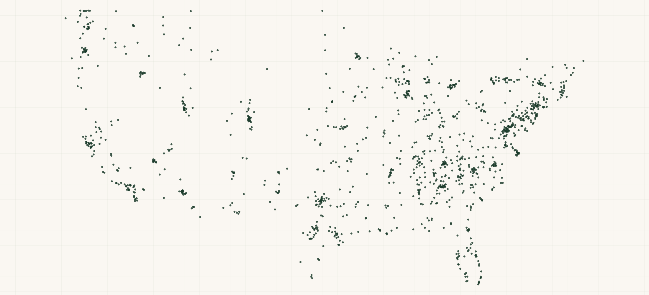 Map of where the Amarr Garage Door Dealers are