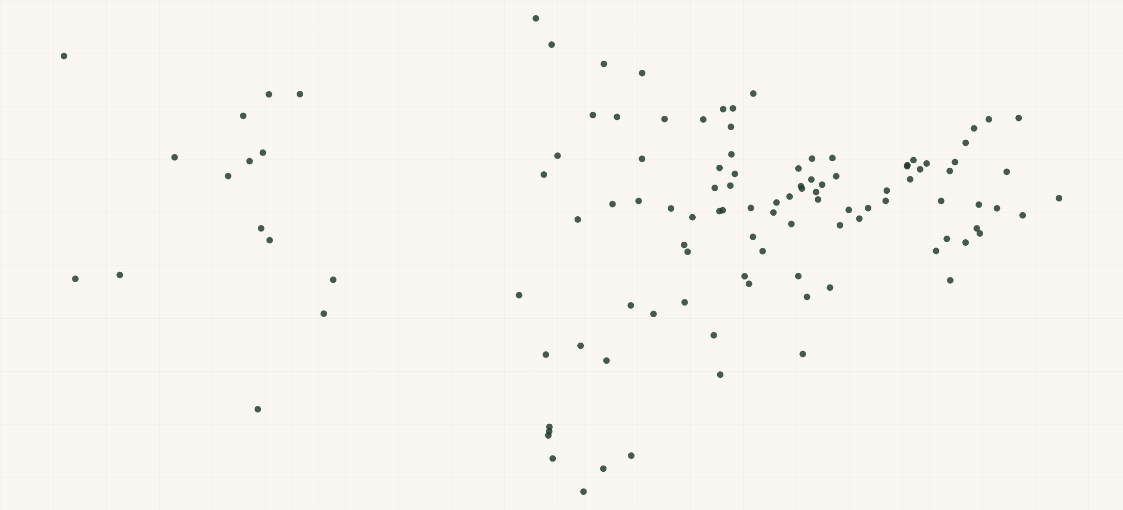 Map of where the American Hauler Trailer Dealers are