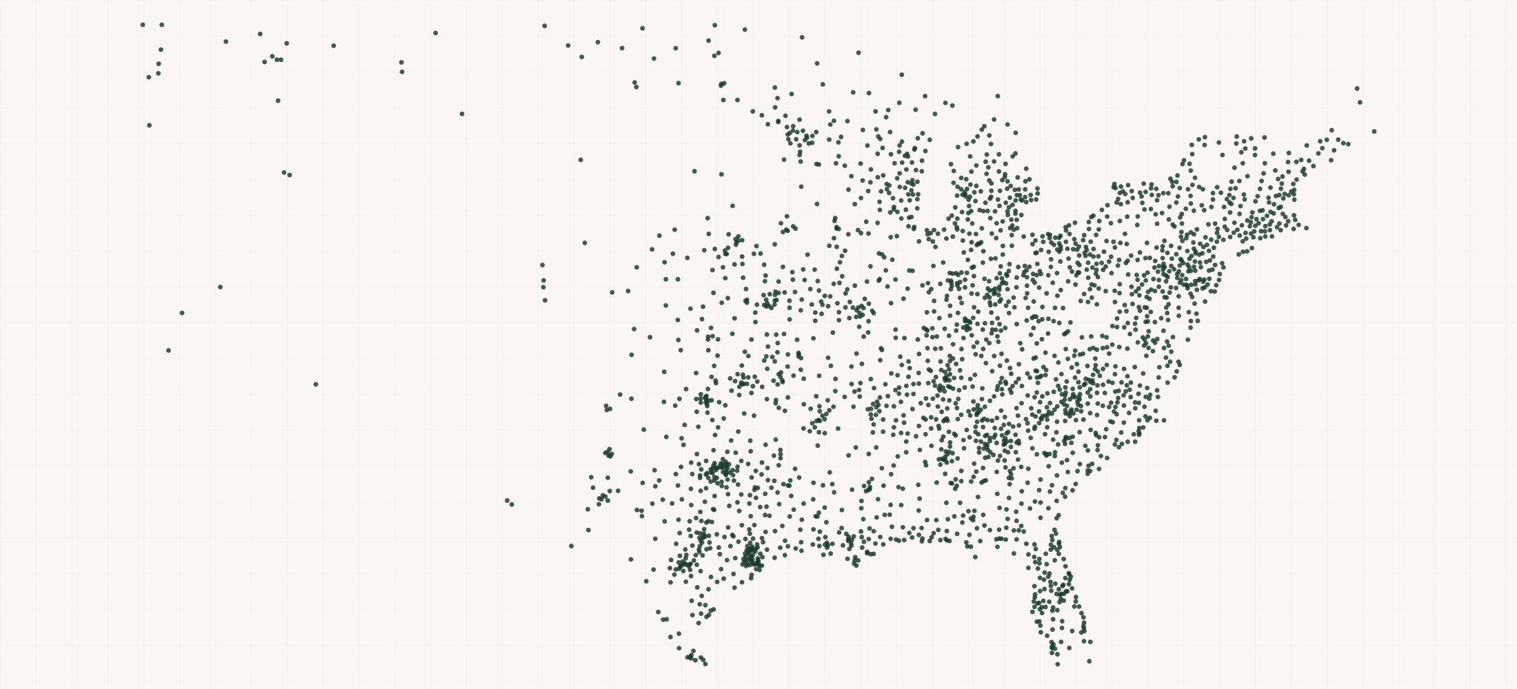 Map of where the Ameristep Retailers are