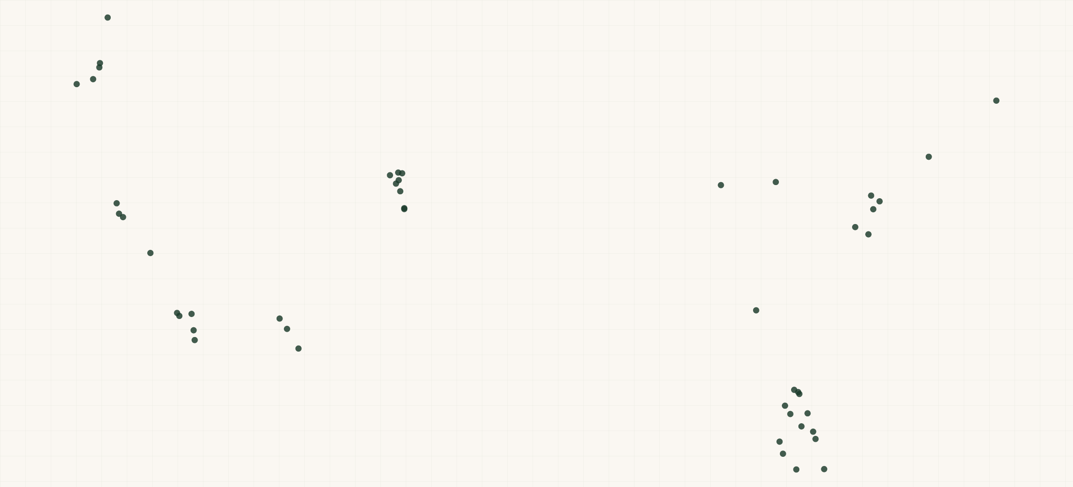 Map of where the Anticimex U.S. Pest Control Locations are