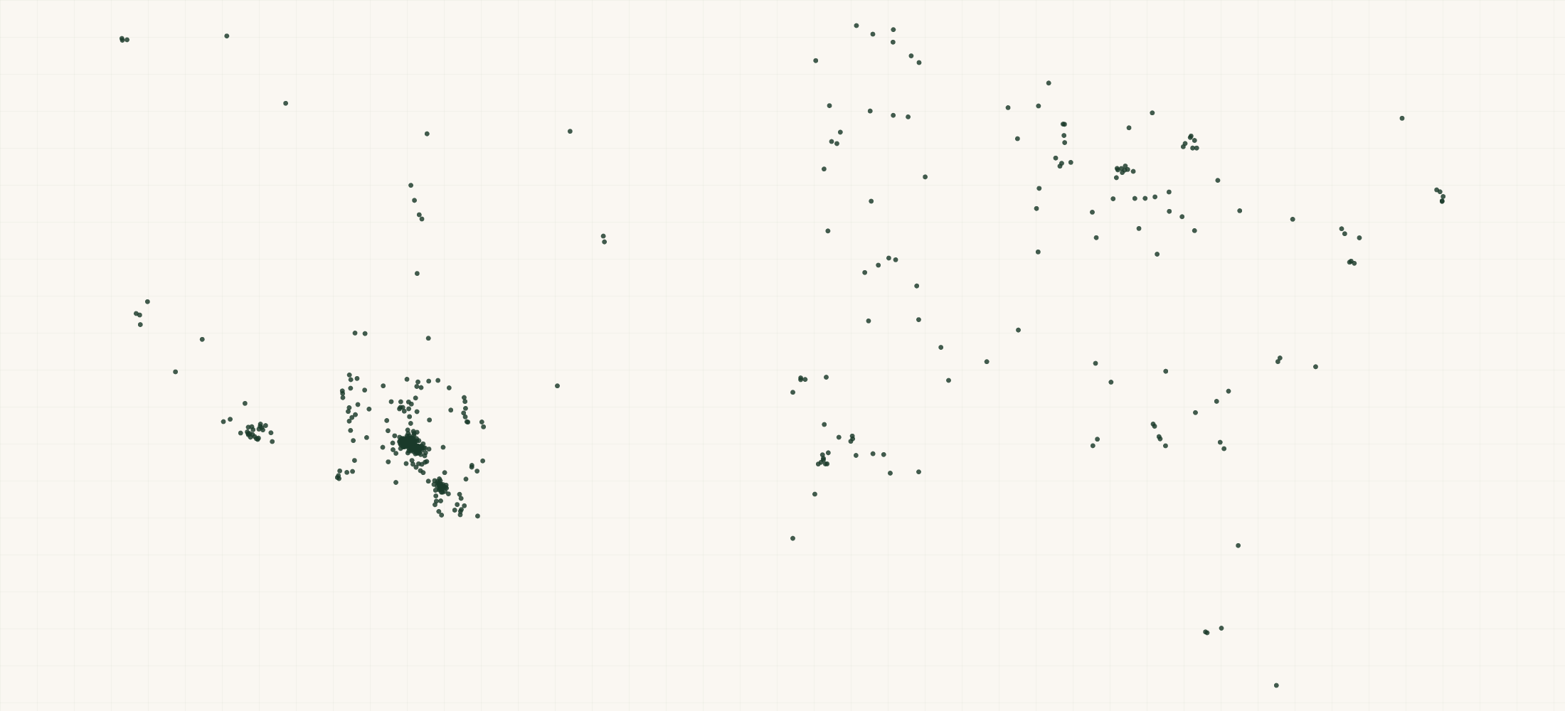 Map of where the Arizona Licensed Motor Vehicle Dealers are