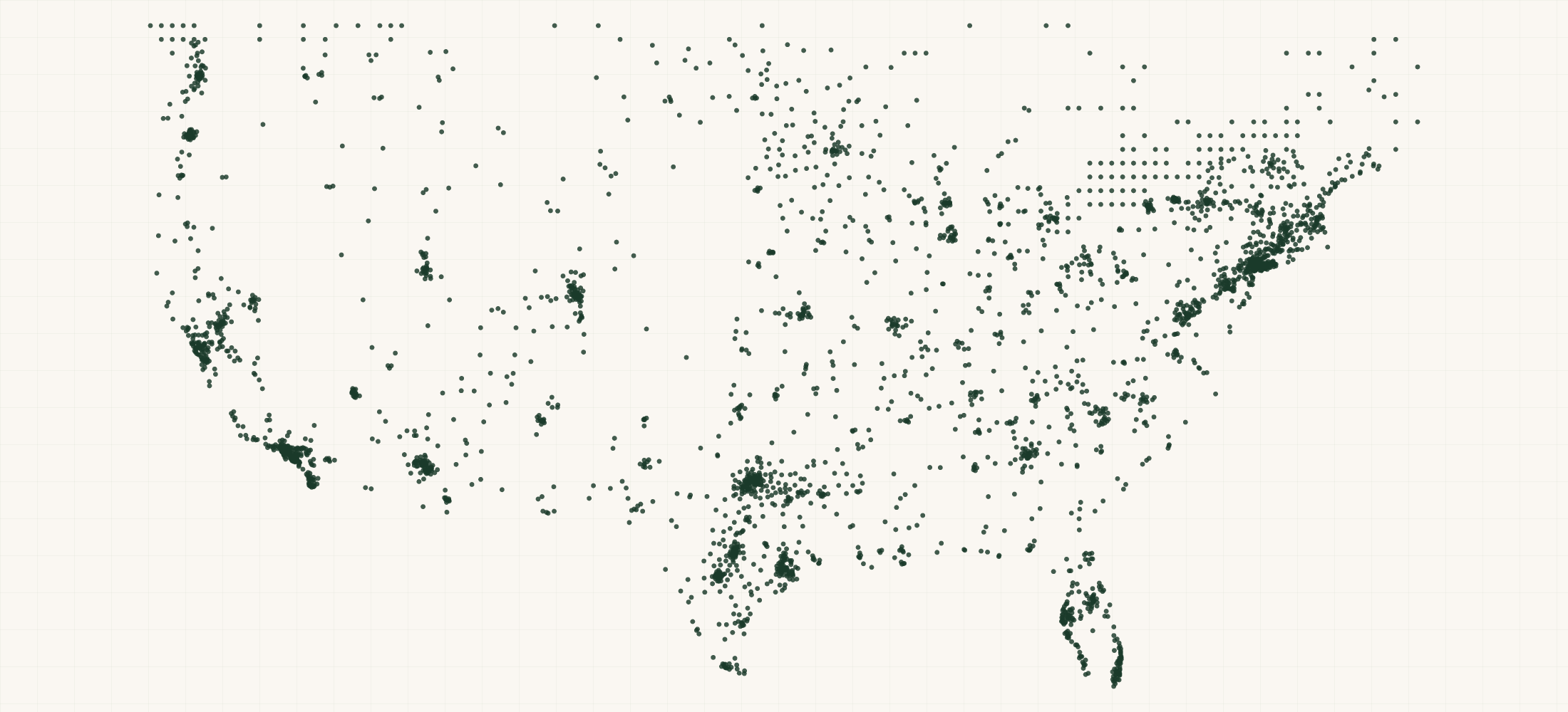 Map of where the Atrantil Retailers are