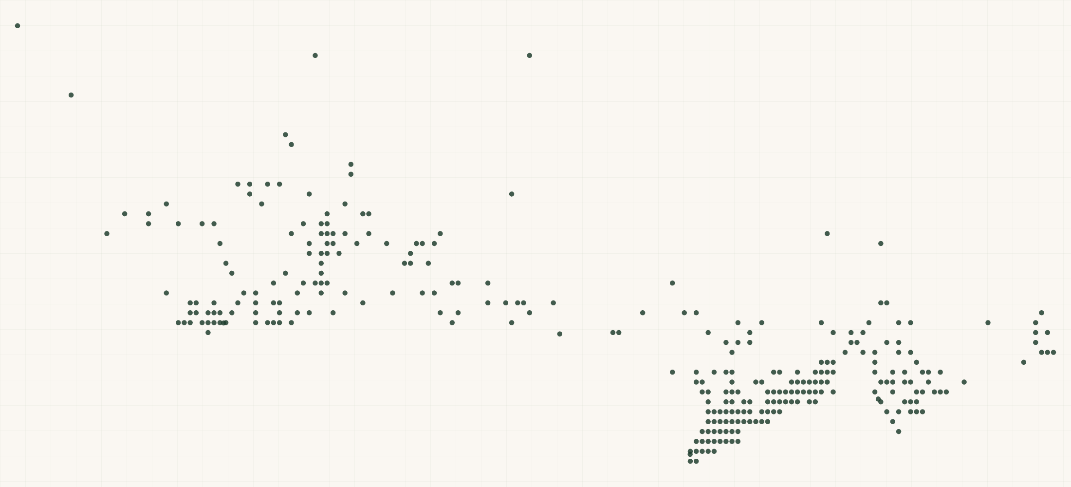 Map of where the Better Bears Foods Retailers are