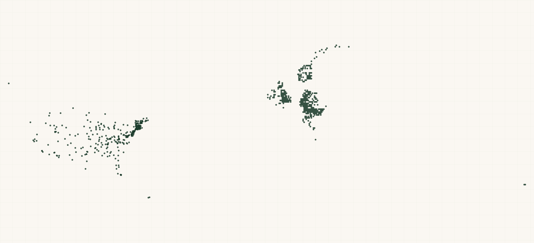 Map of where the BIG MAX Golf Retailers are