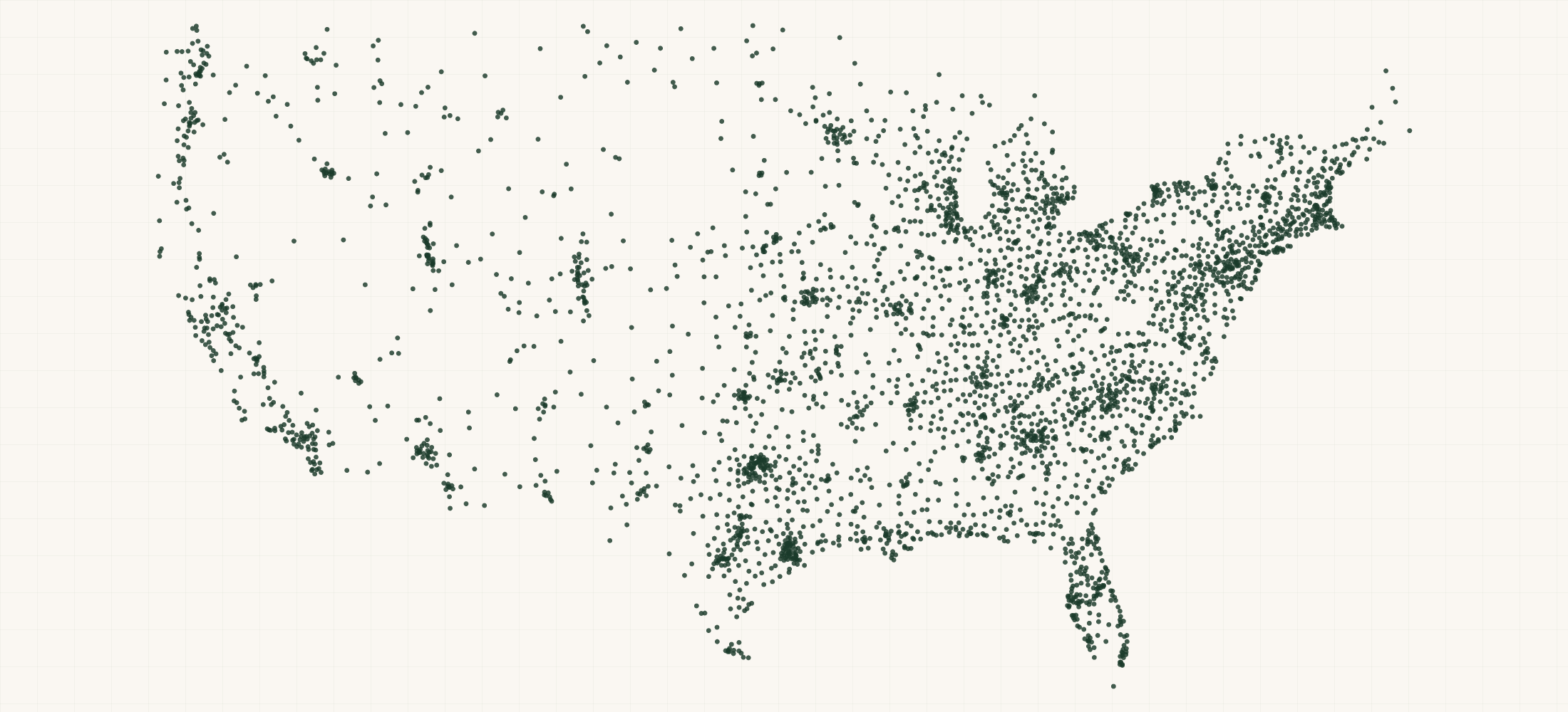 Map of where the Blackstone Grills Retailers are