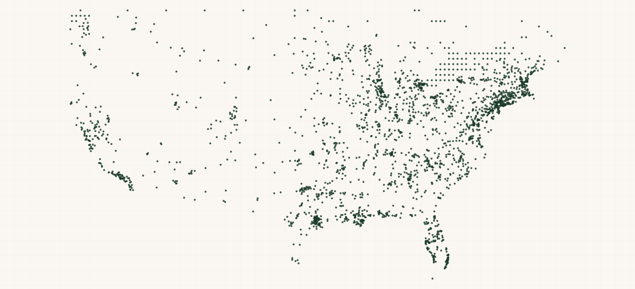 Map of where the Briggs & Stratton Energy Dealers are