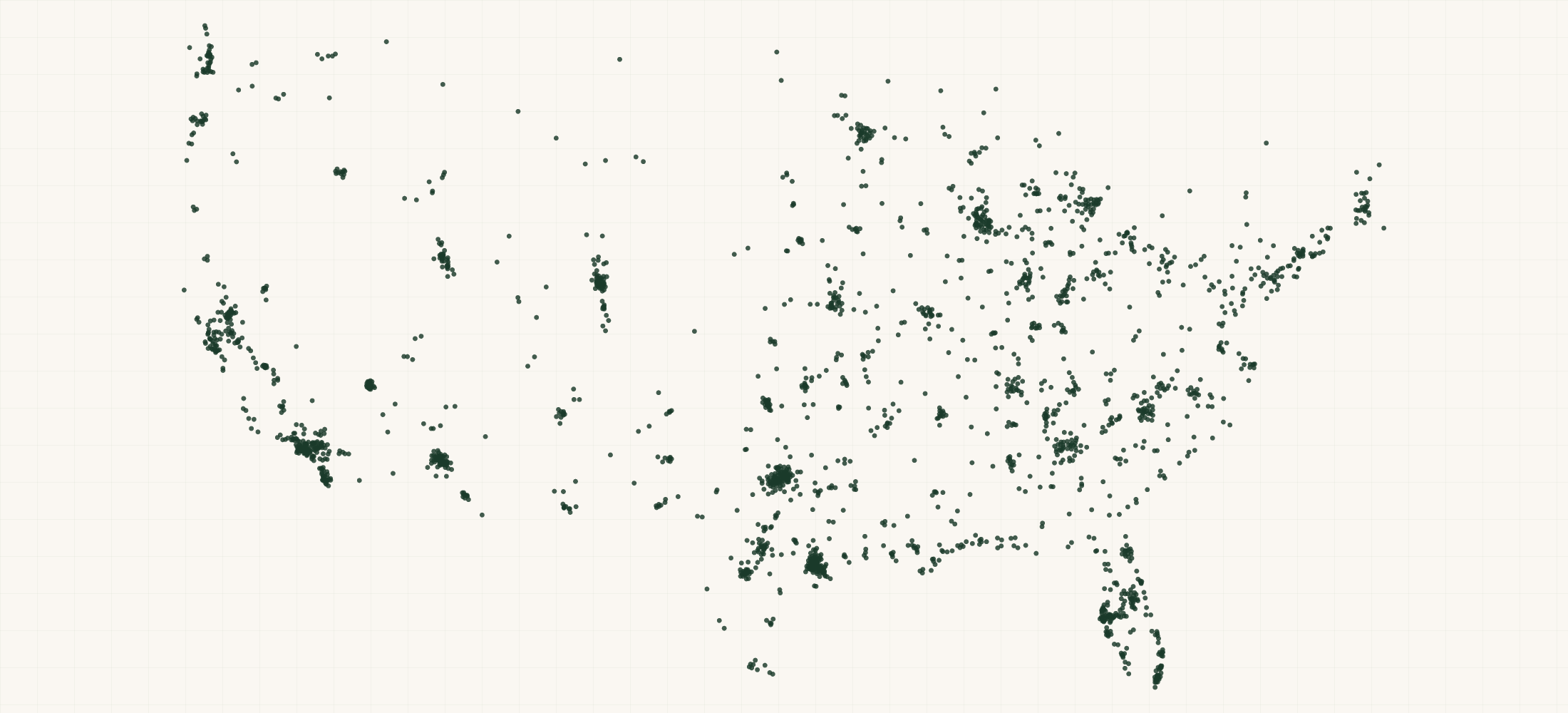 Map of where the Centerline Wheels Retailers are