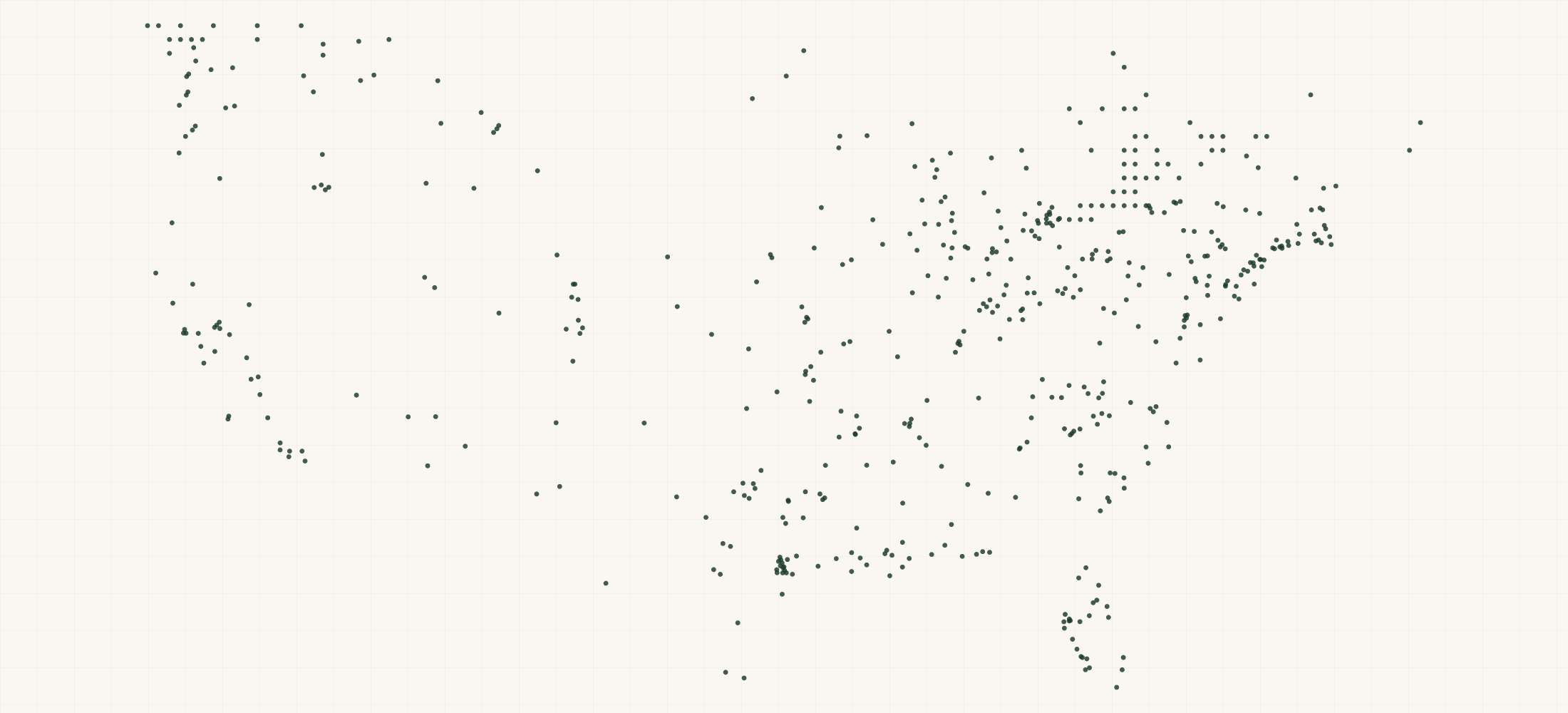 Map of where the Champion Standby Dealers are