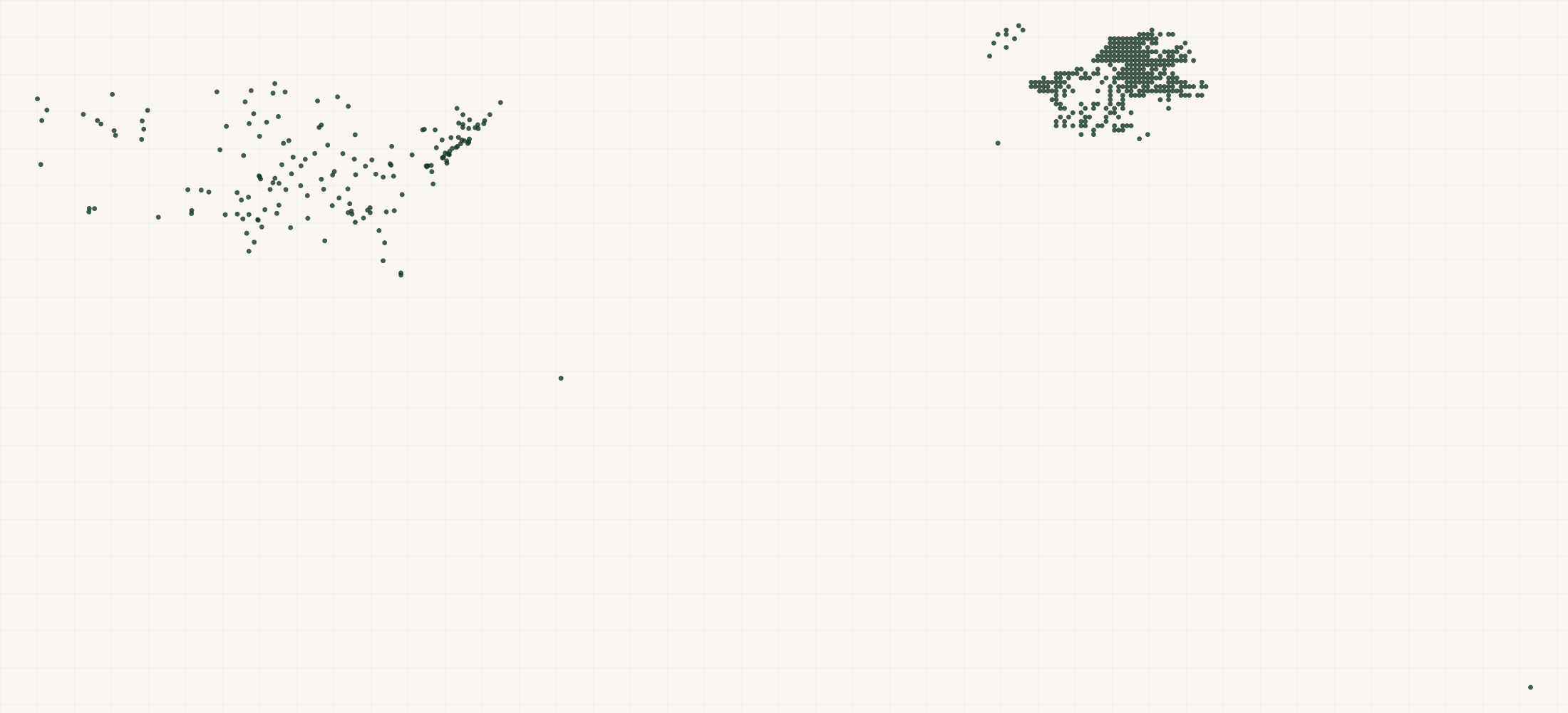 Map of where the COJ Denim Retailers are