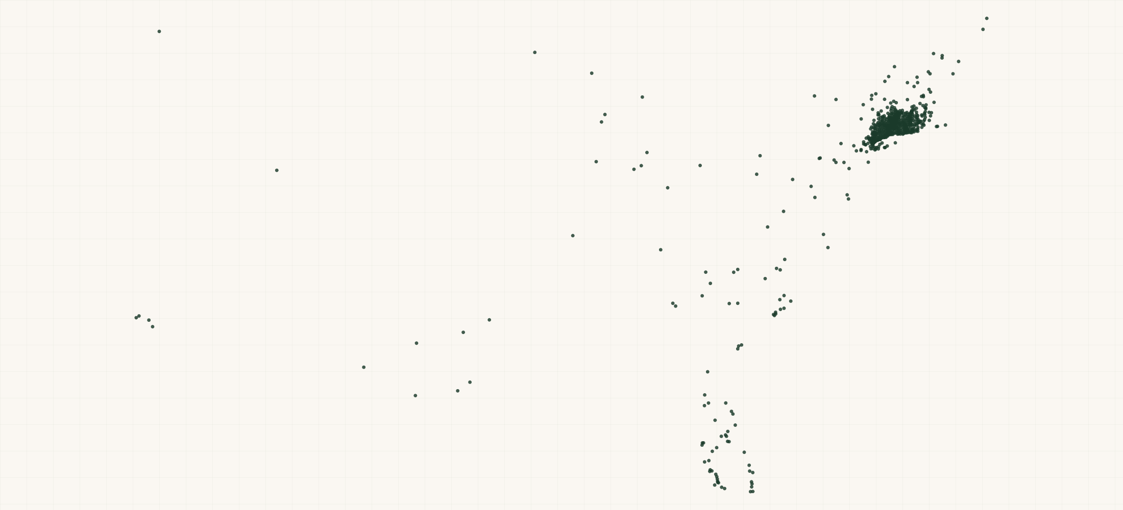 Map of where the Connecticut Licensed Plumbing Contractors are