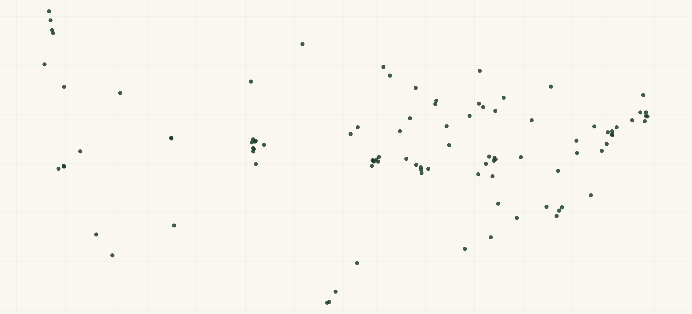 Map of where the Deckorators Retailers are