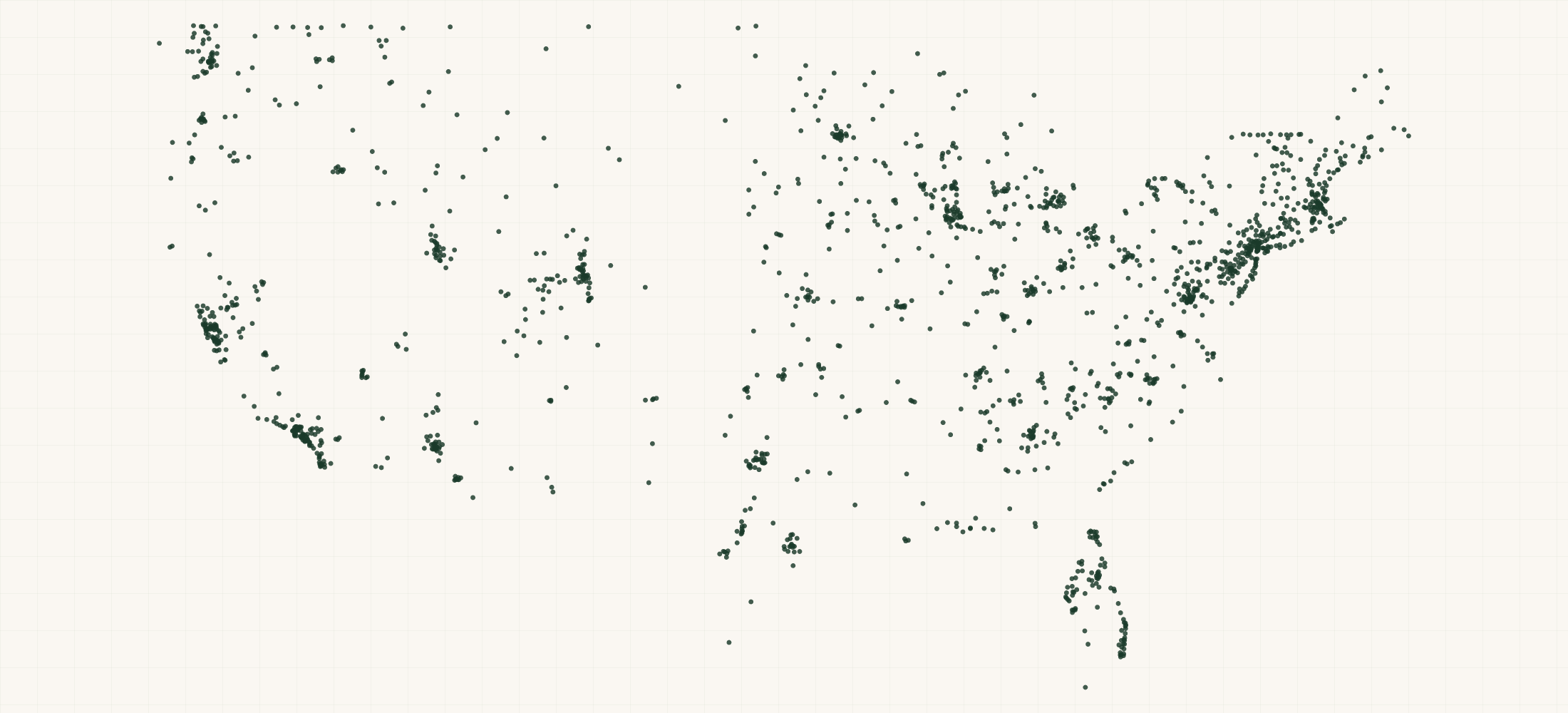 Map of where the DT Swiss Retailers are