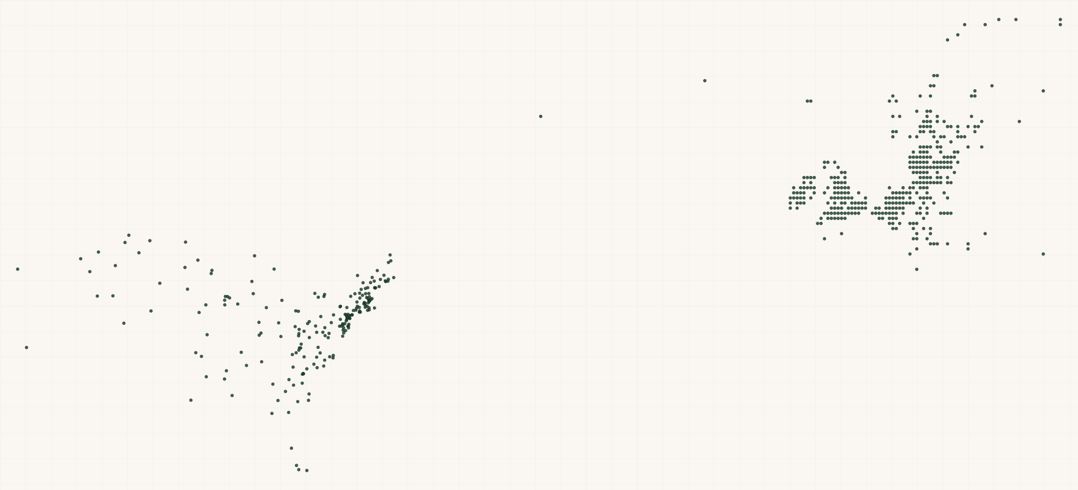 Map of where the Eat Gourmet Yoghurt Retailers are