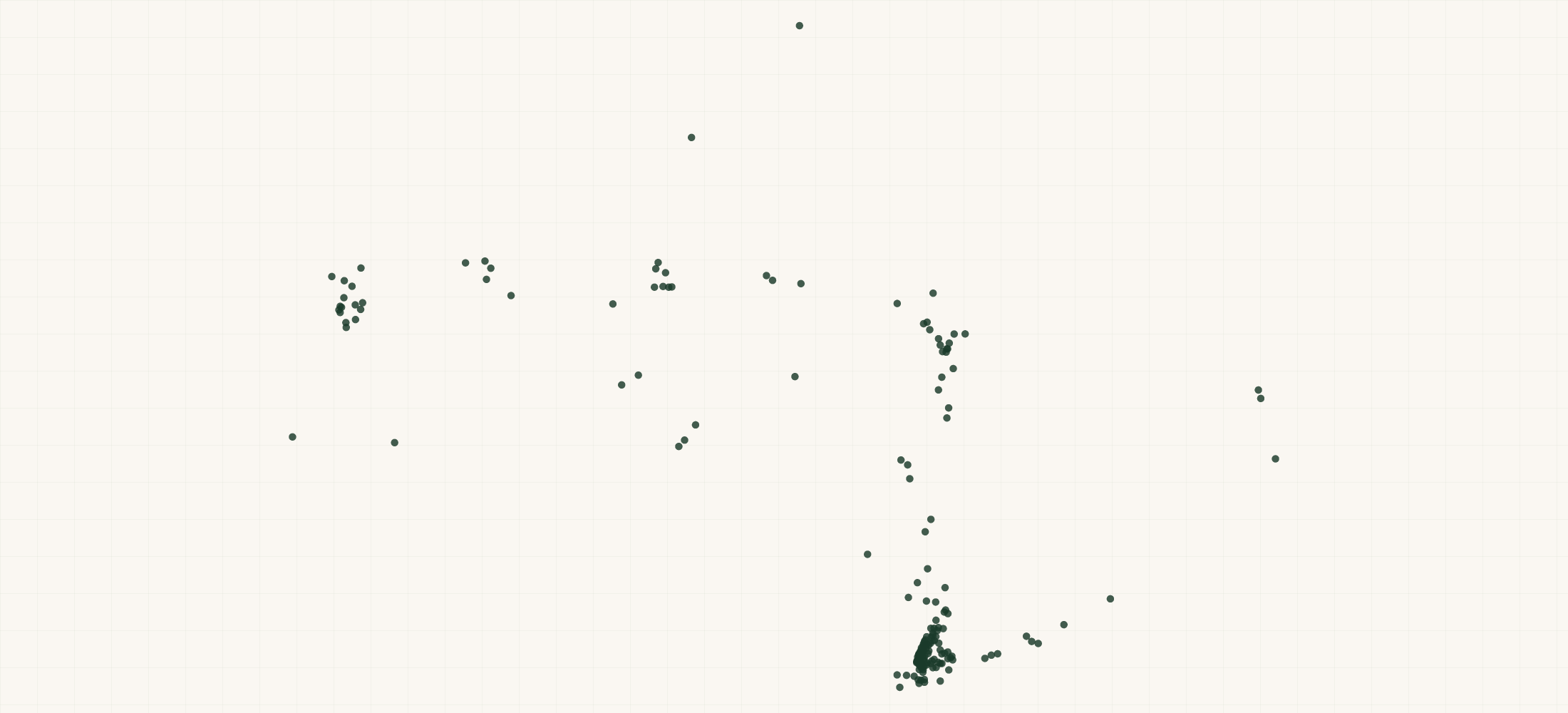 Map of where the Electraleaf Retailers are