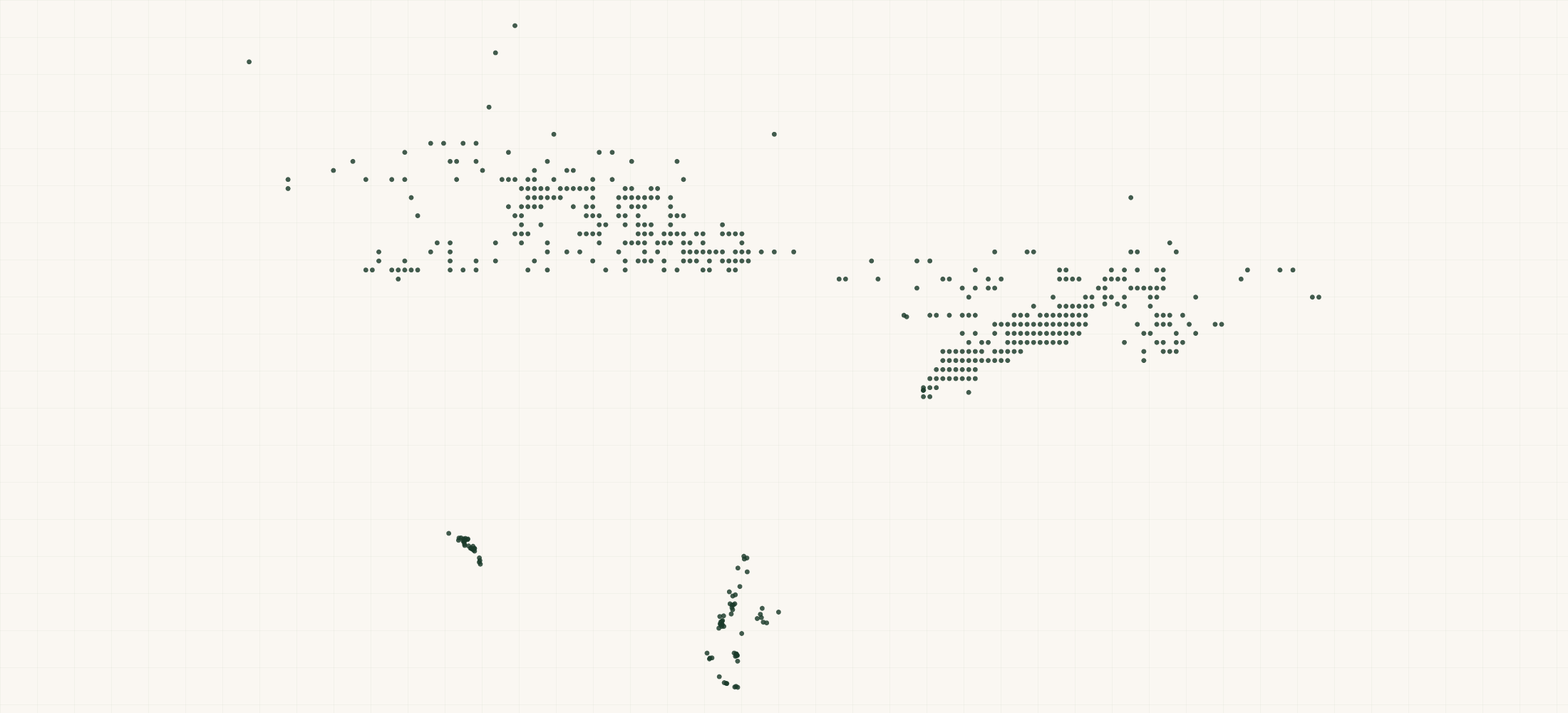 Map of where the Firebarns Retailers are