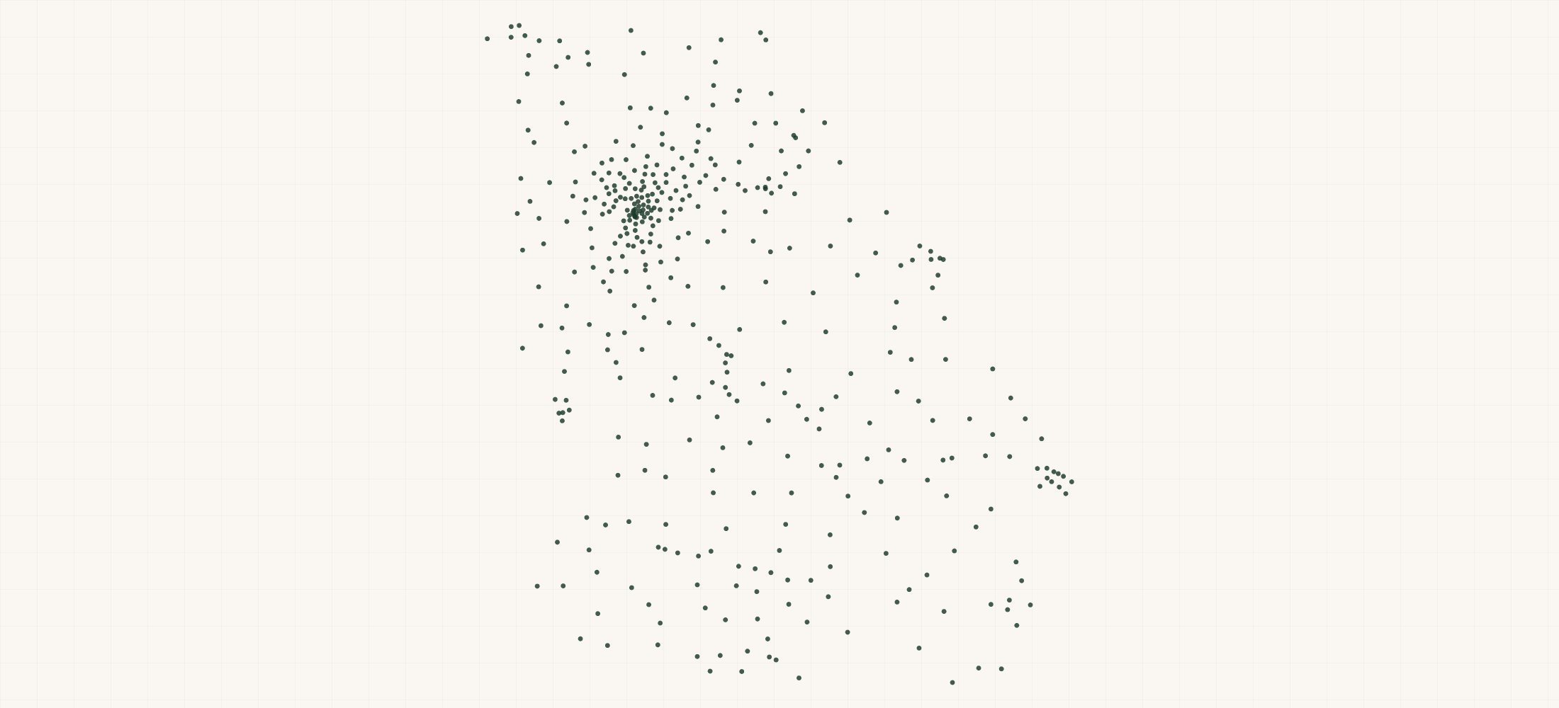 Map of where the Georgia Bank Branches are