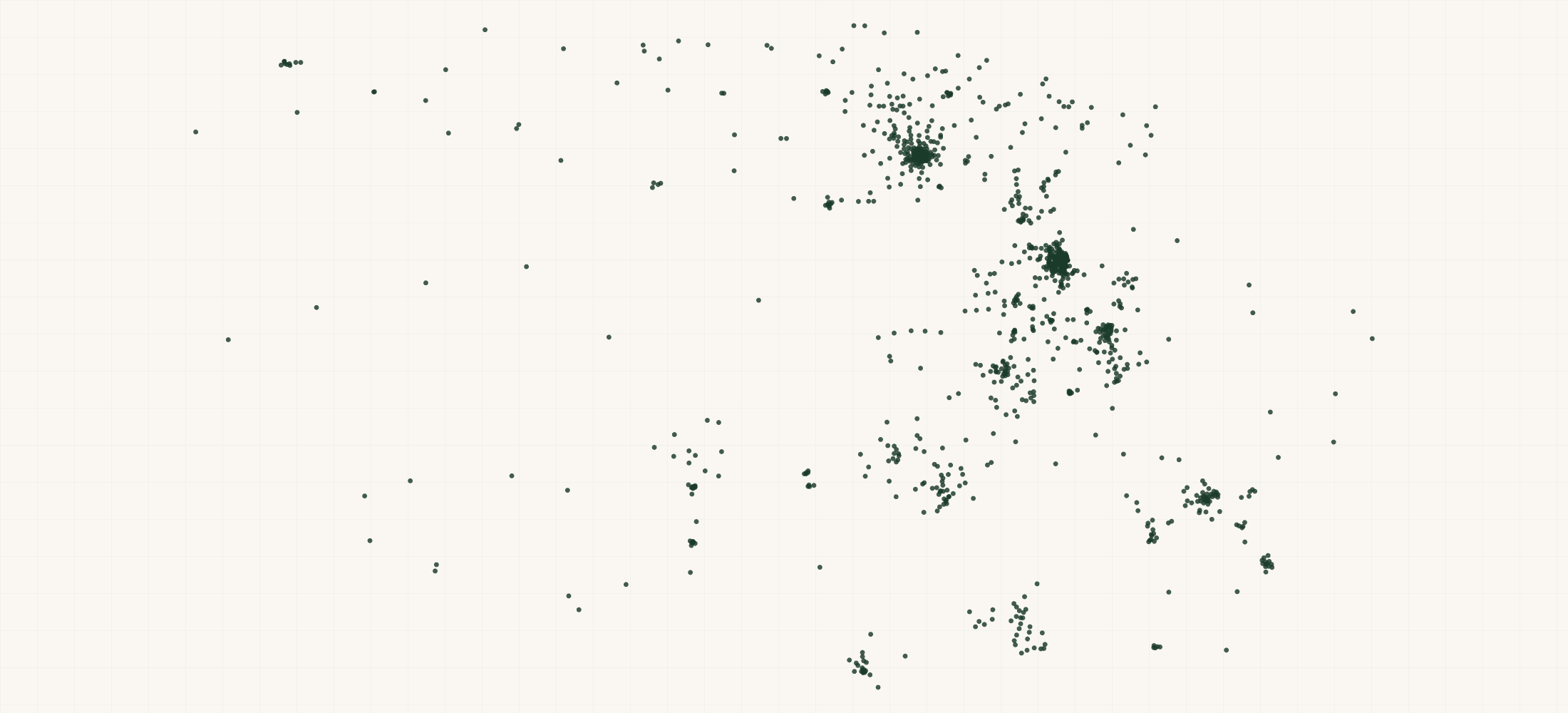 Map of where the GN Tobacco (Siberia, White Fox) Retailers are