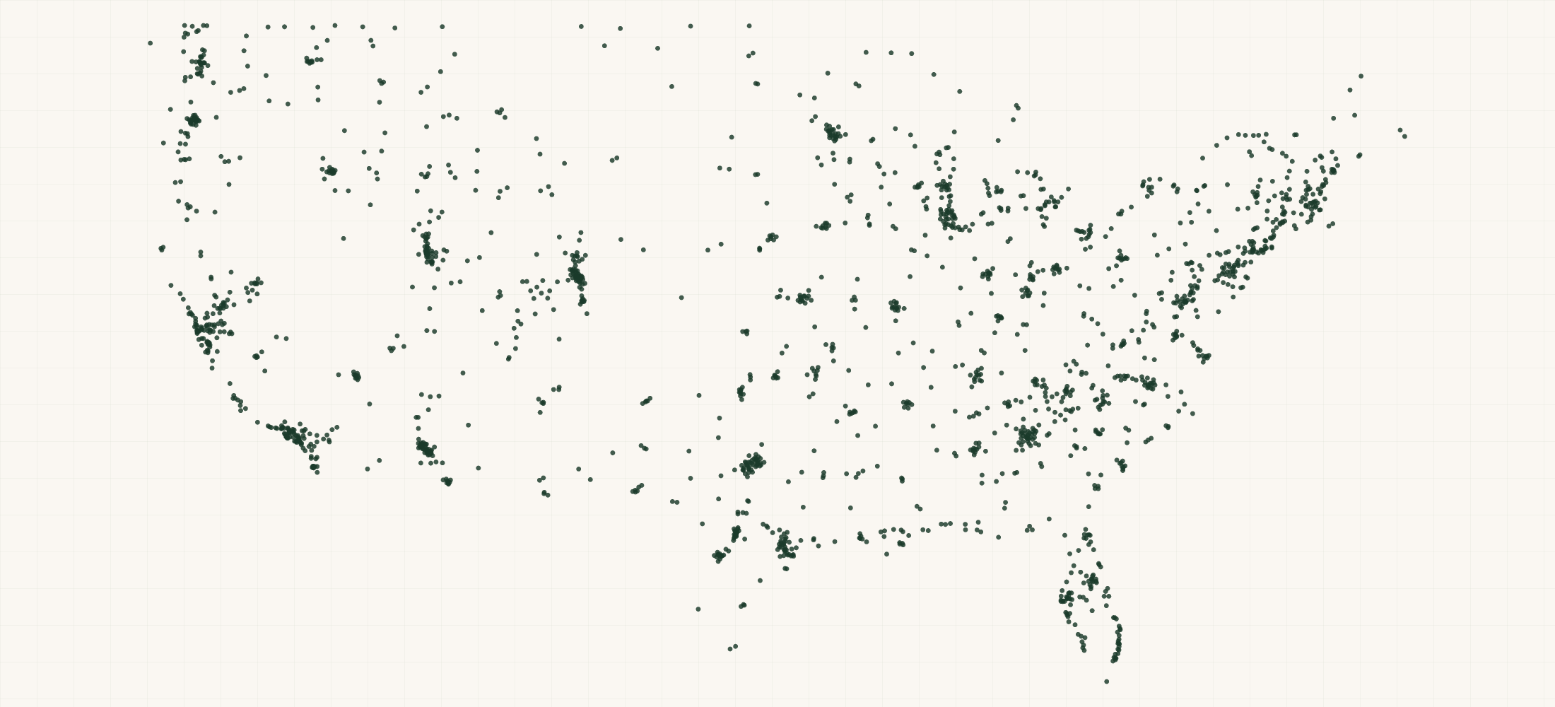 Map of where the Goal Zero Retailers are