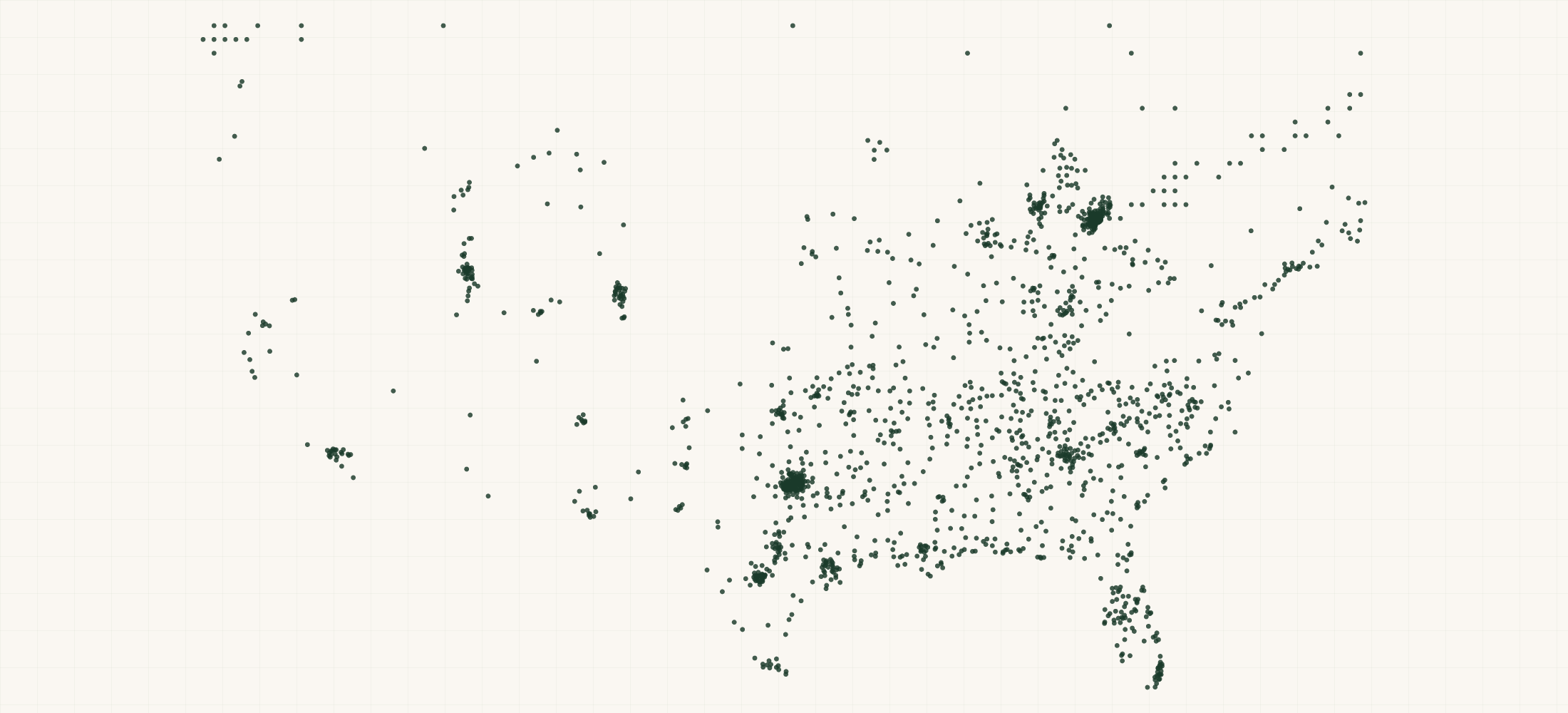 Map of where the Grizzly Energy Retailers are