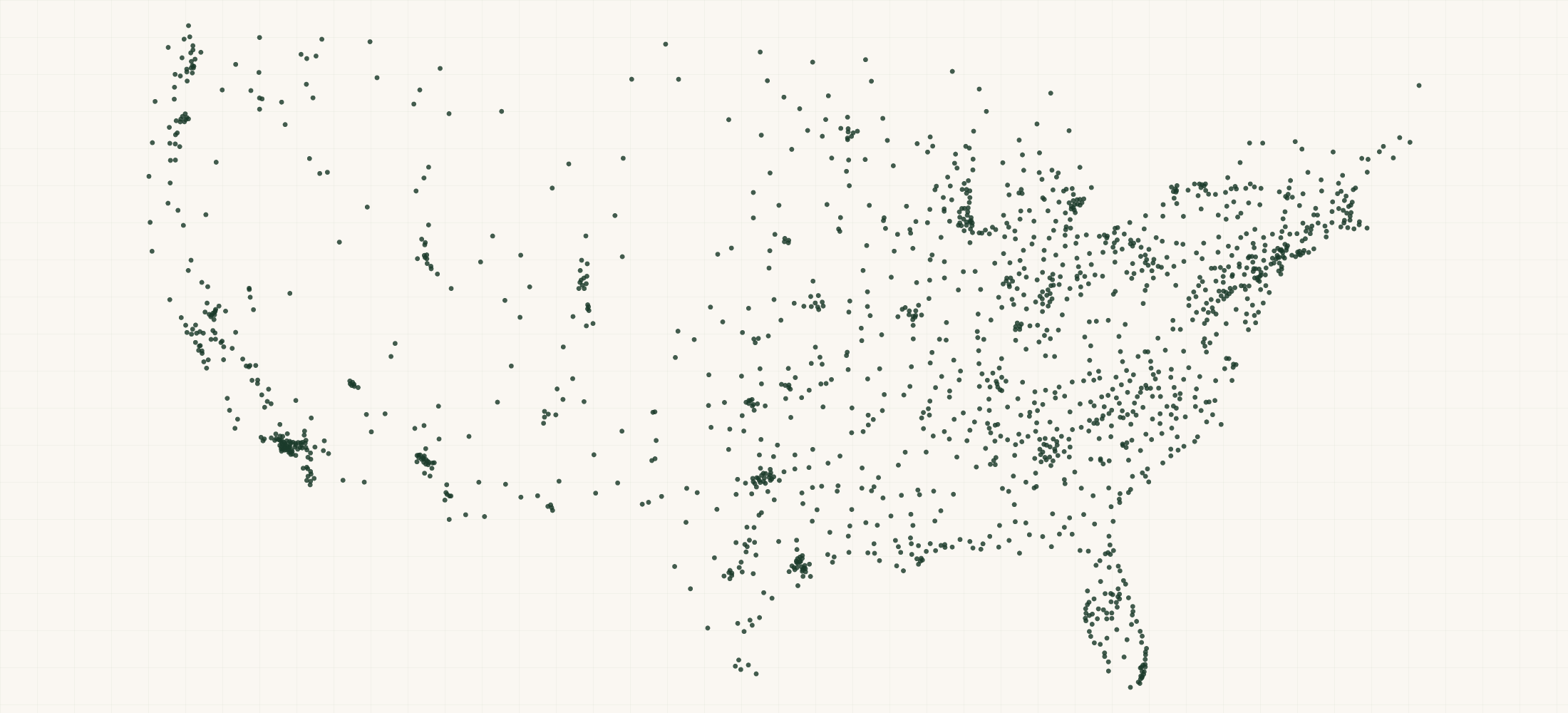 Map of where the Harbor Freight Tools Locations are
