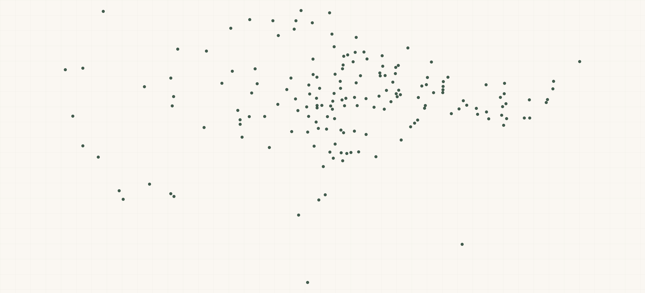 Map of where the H&H Trailer Dealers are
