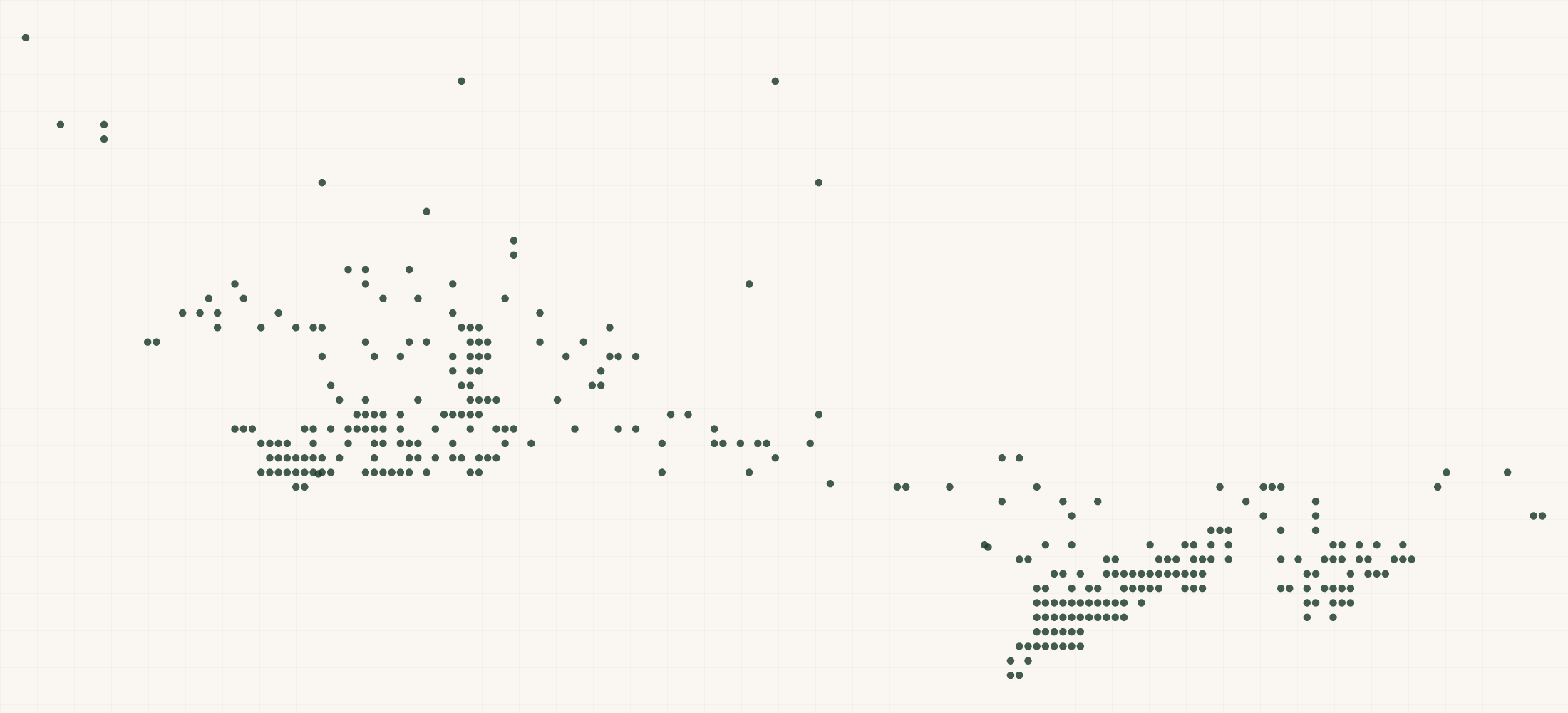 Map of where the Hornby Organic Retailers are