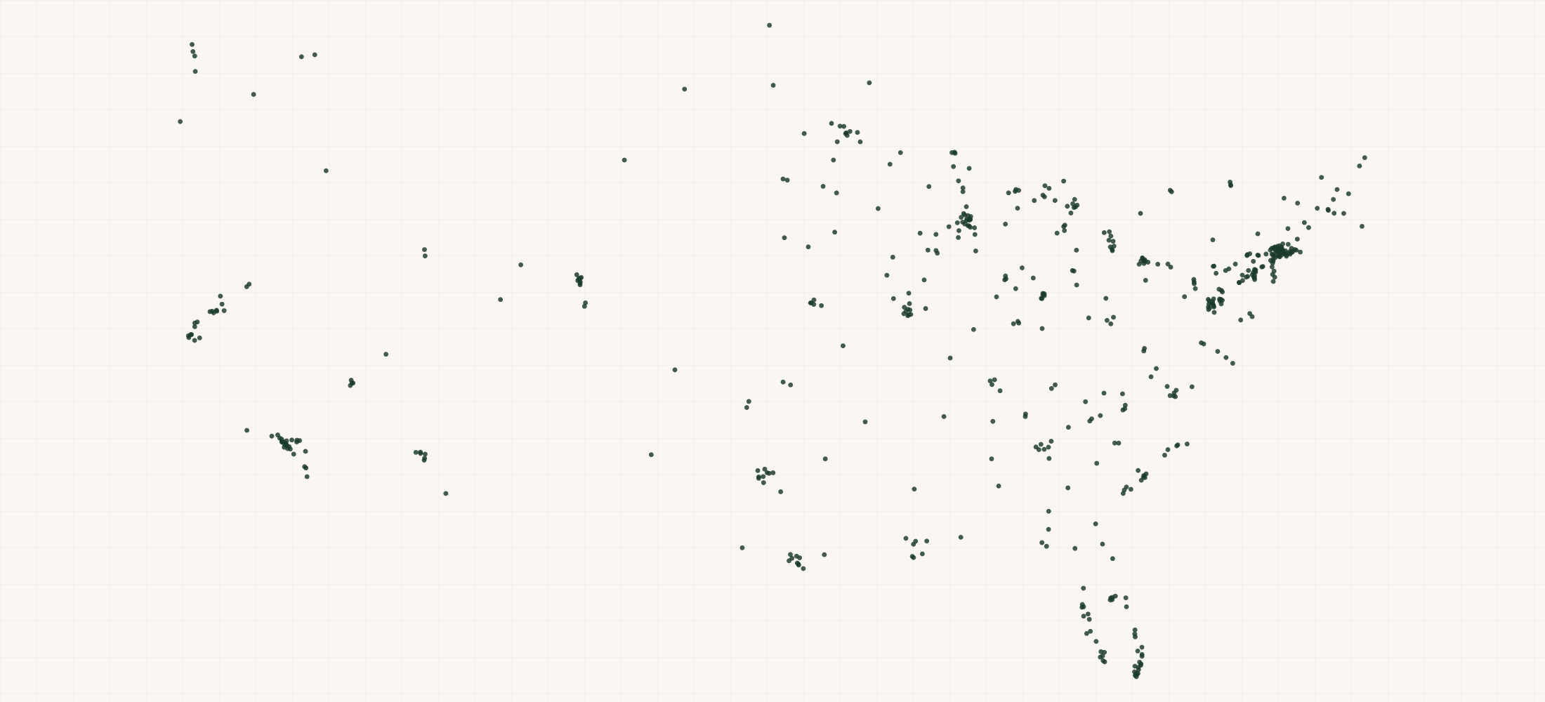 Map of where the Independent Elevator, Escalator & Lift Companies are
