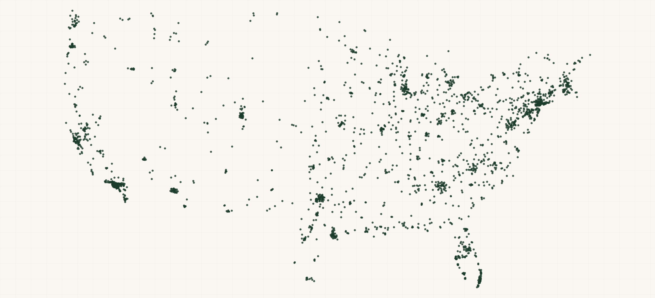 Map of where the Independent Fire Protection Companies are