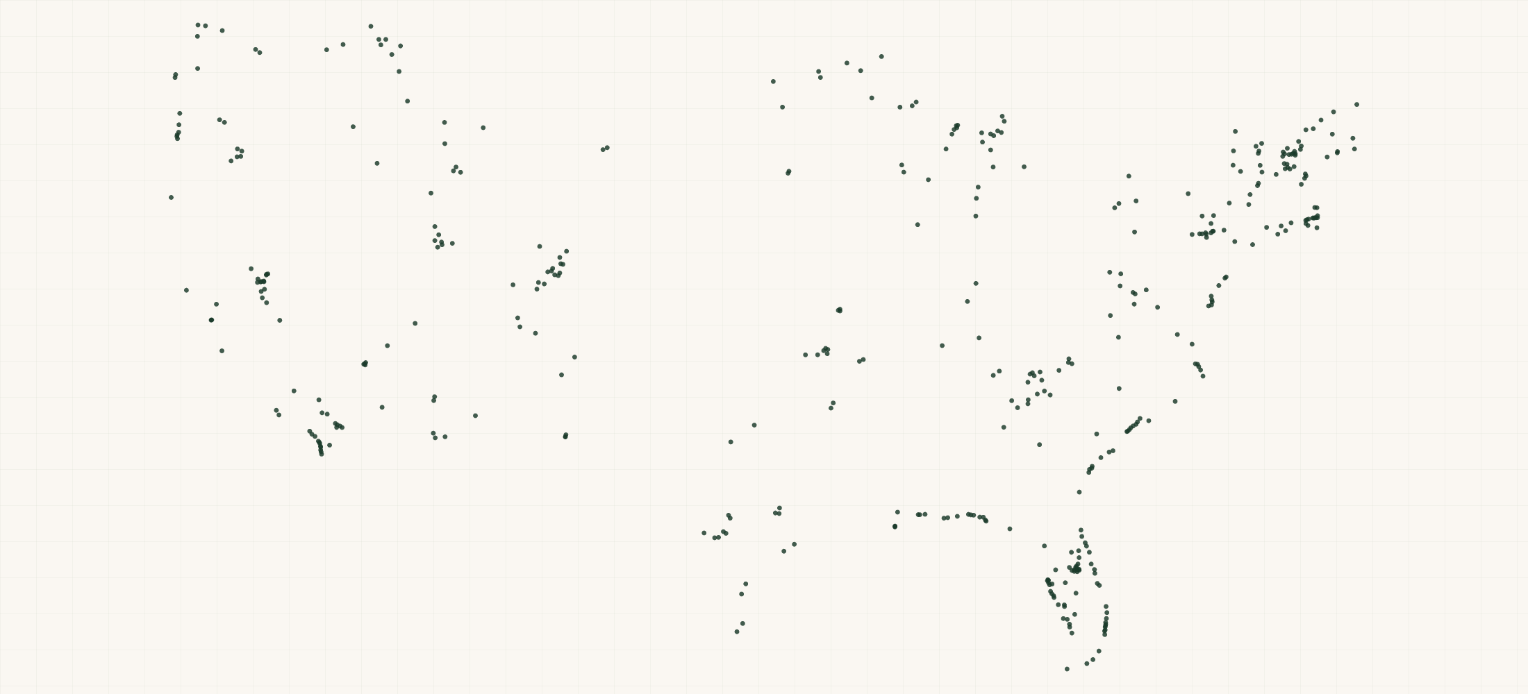 Map of where the Independent Timeshare Resorts are