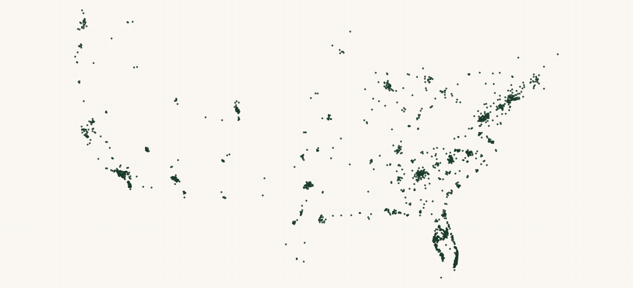 Map of where the KaLaya Retailers are