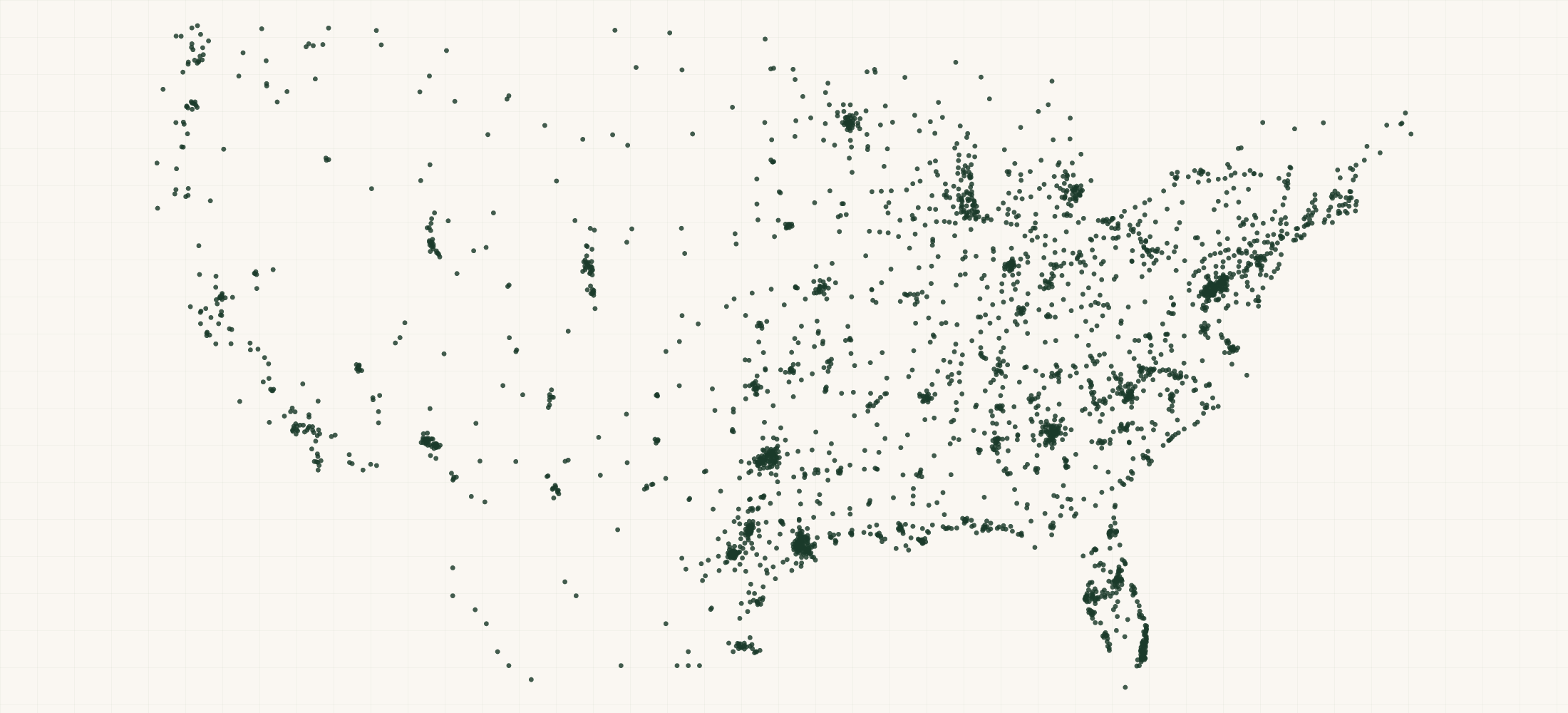 Map of where the Koko & Karma Retailers are