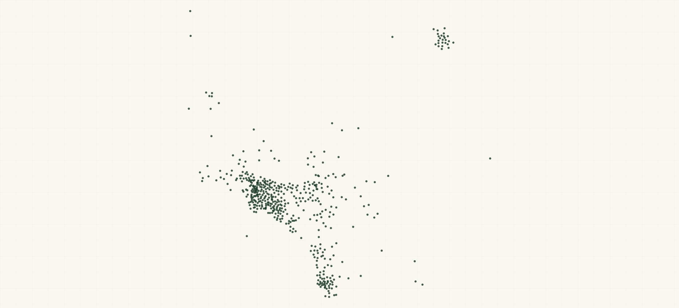 Map of where the Lava Propane Retailers are