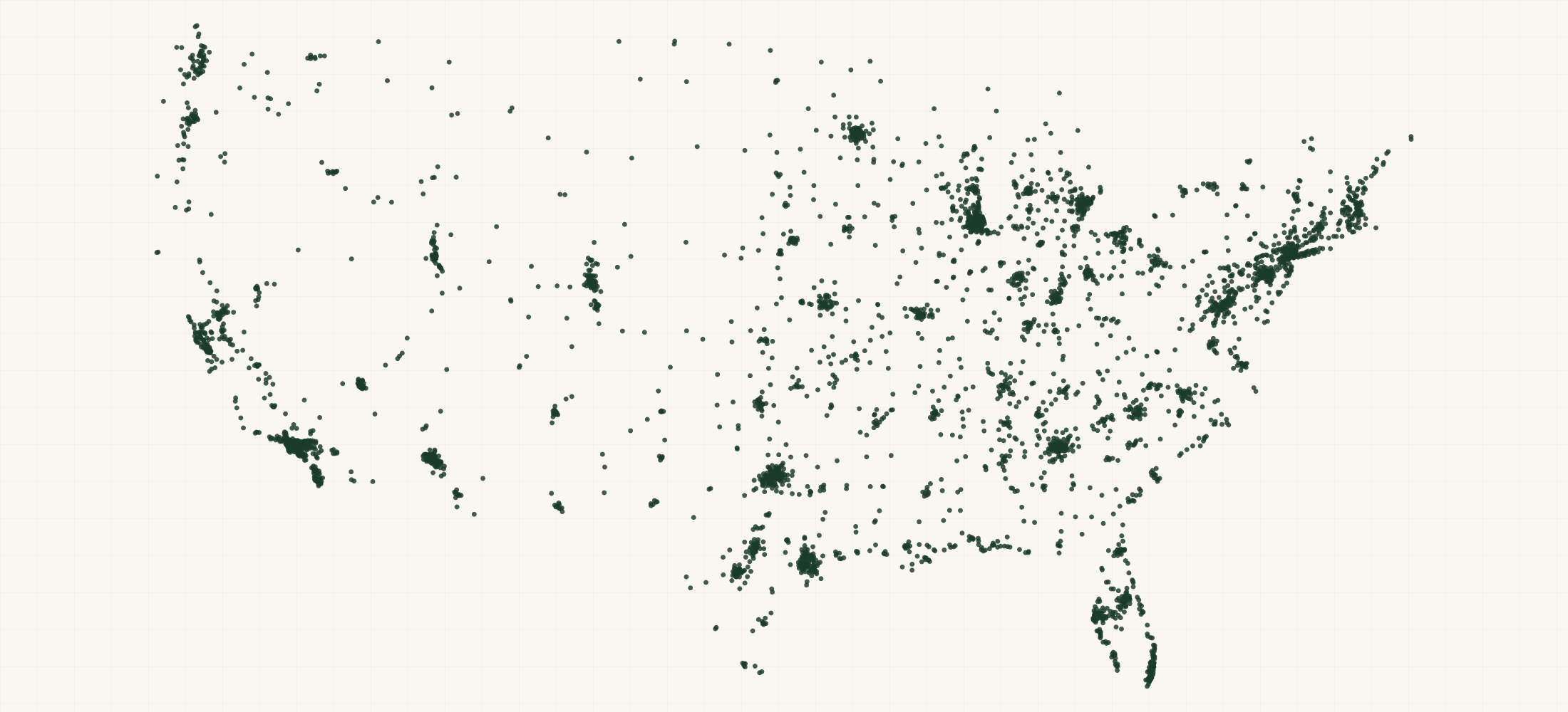 Map of where the Lemme Retailers are
