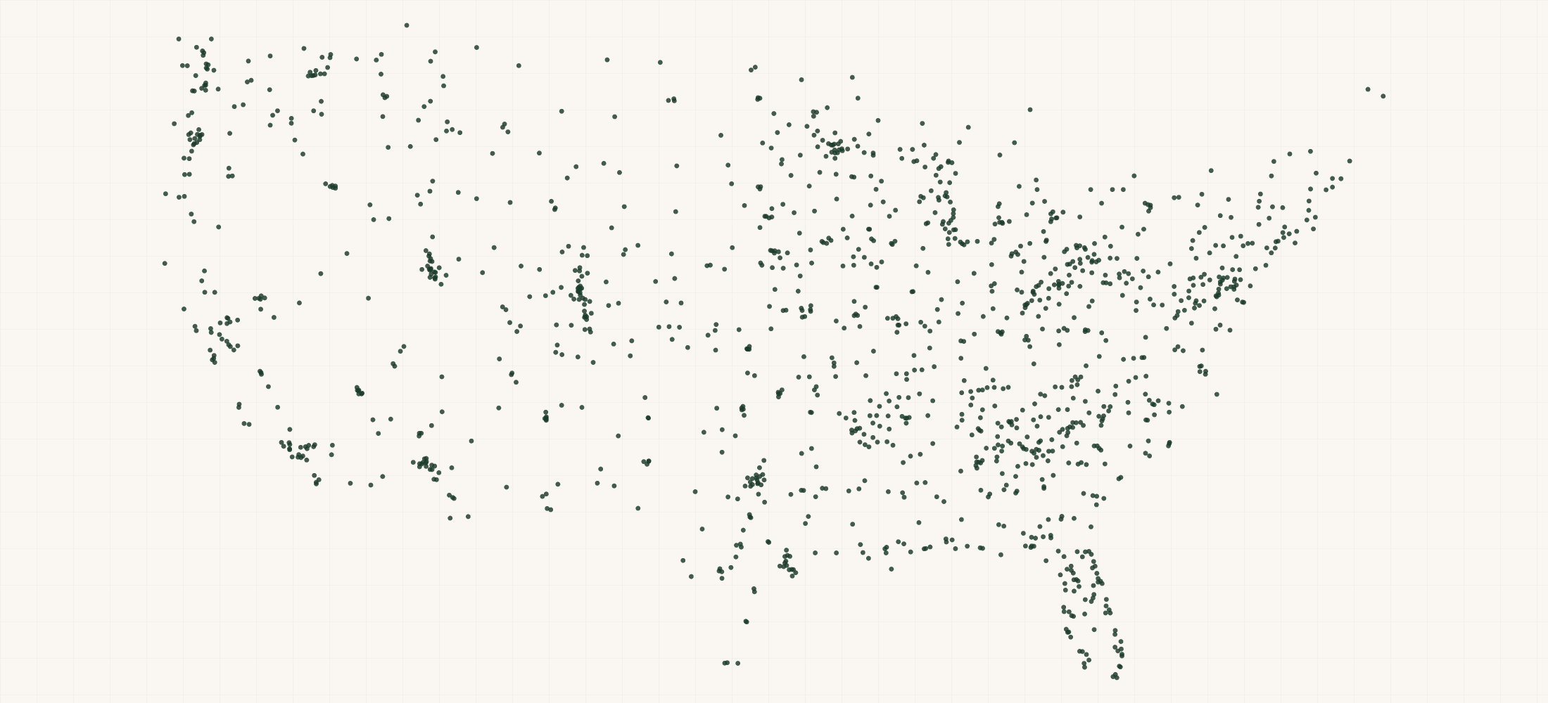 Map of where the Liberty Safe Retailers are