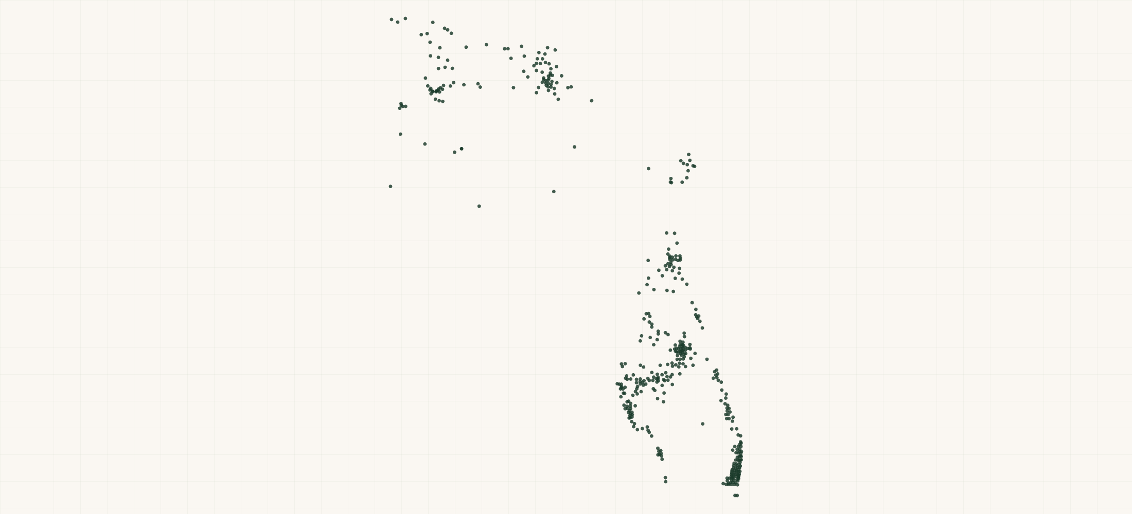 Map of where the Lick Energy Retailers are