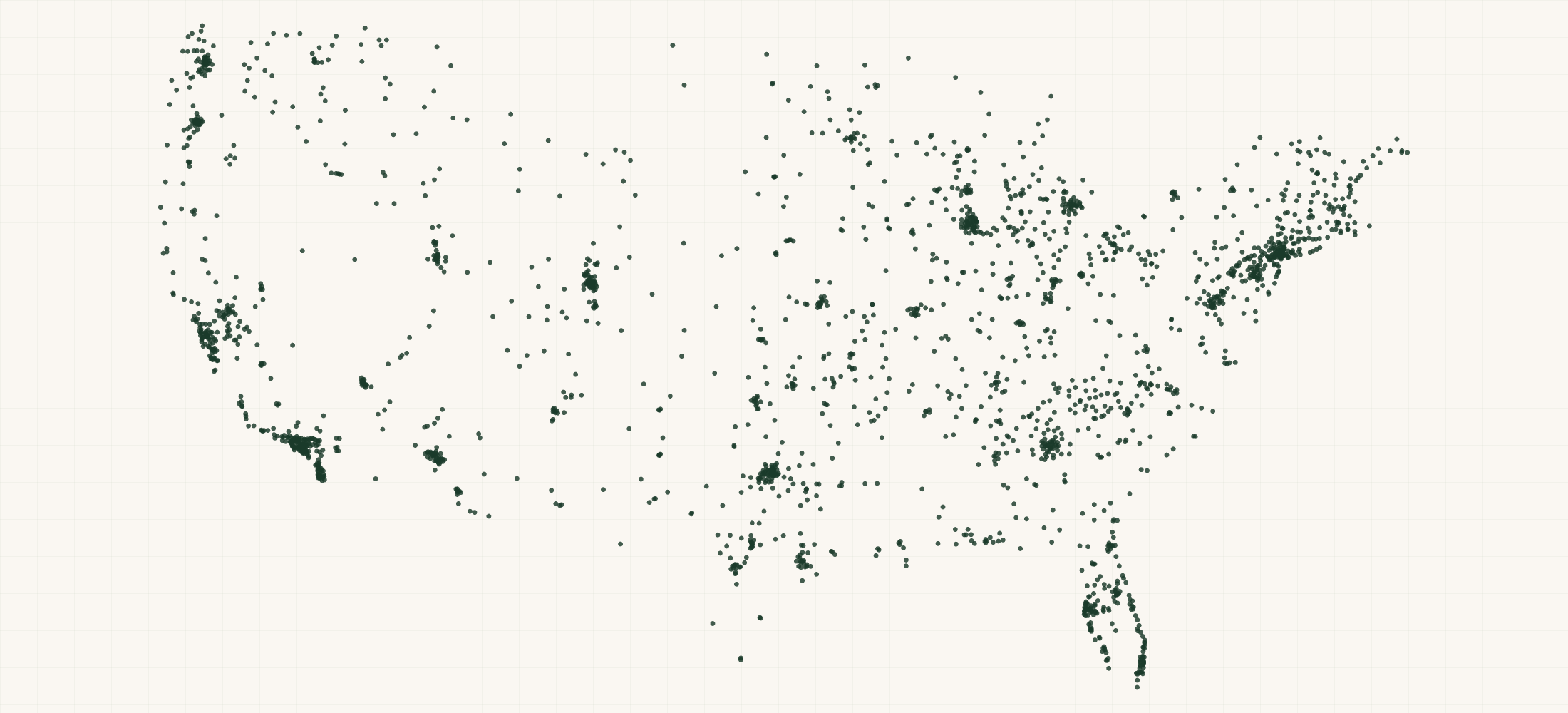 Map of where the Life-flo Retailers are