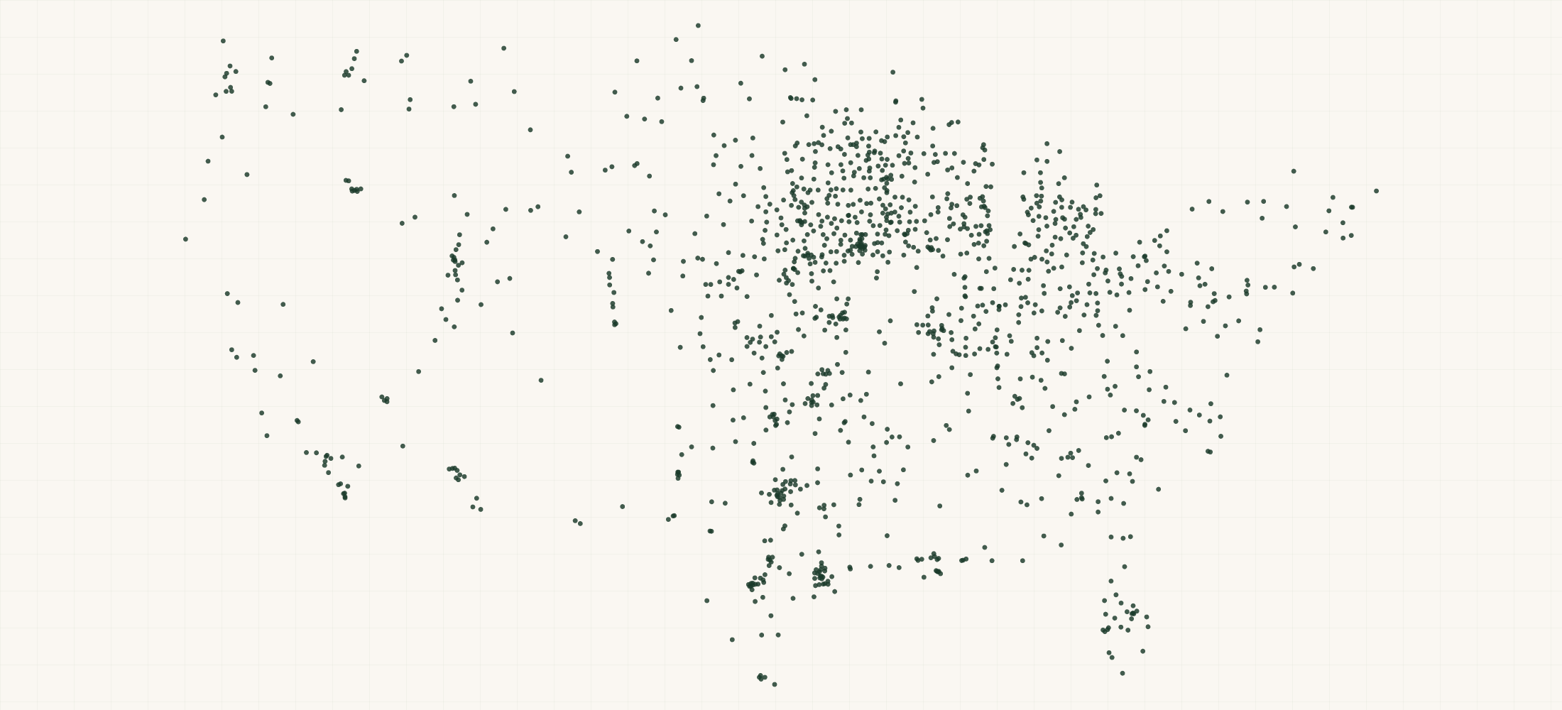 Map of where the LumberJack Pellets / BBQ LumberJack Retailers are