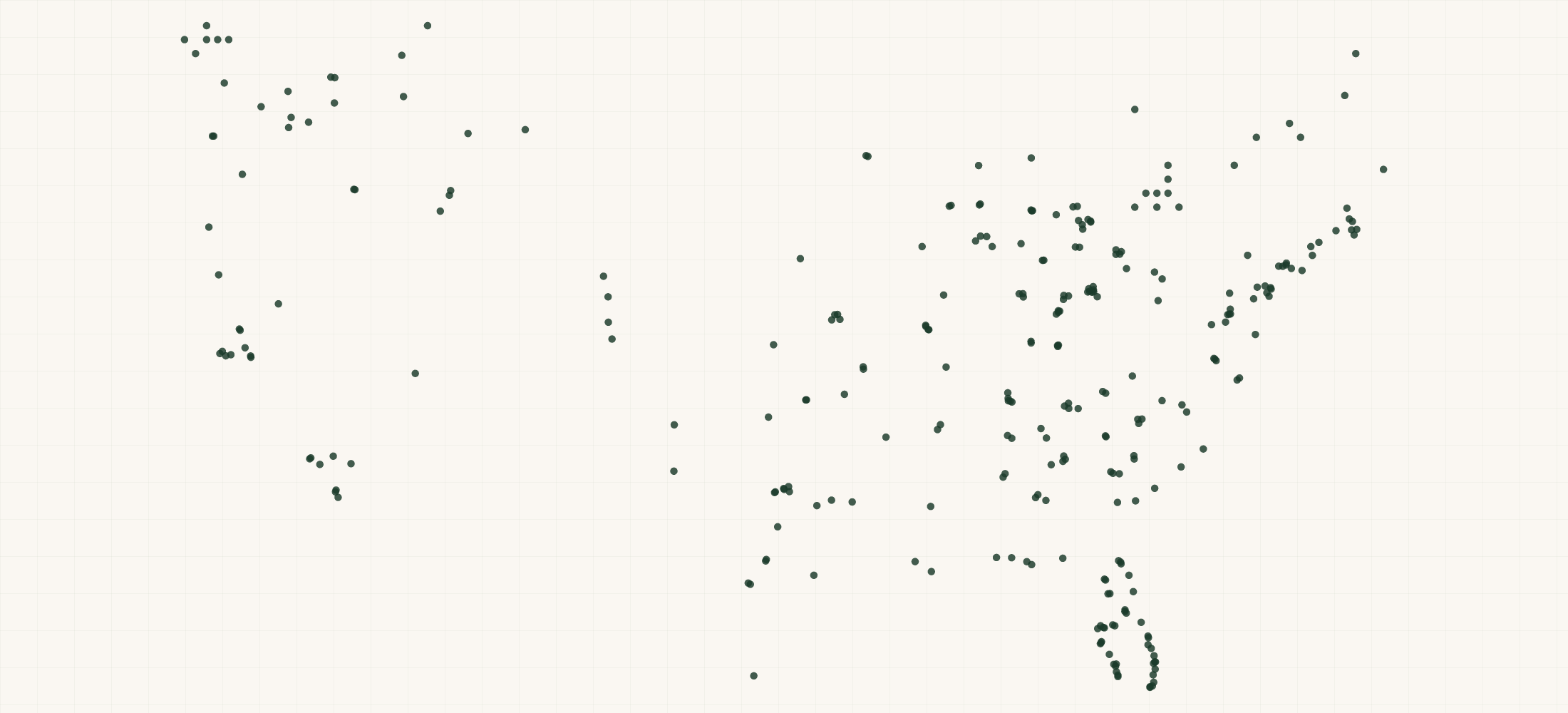 Map of where the M-D Building Products (M-D Pro / Prova) Retailers are