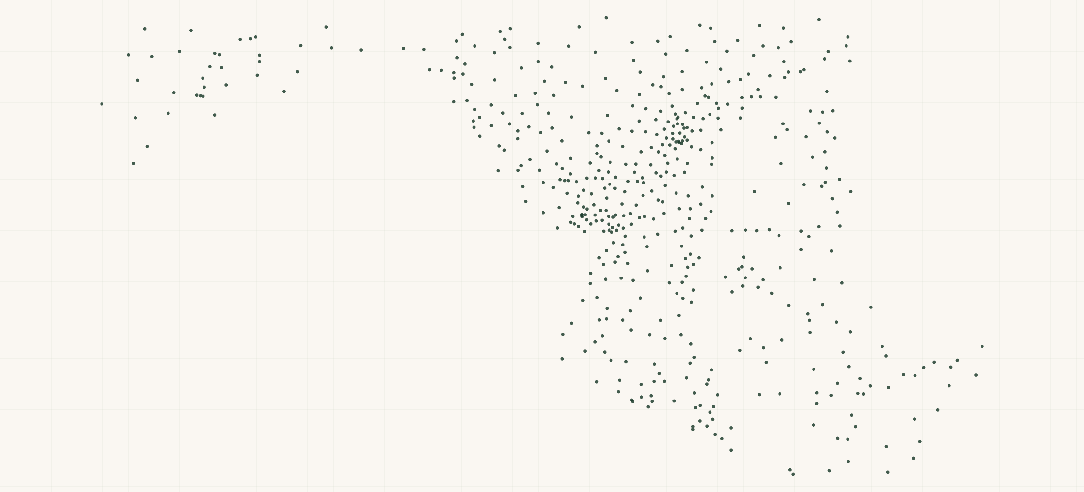 Map of where the Maryland Nonprofits are