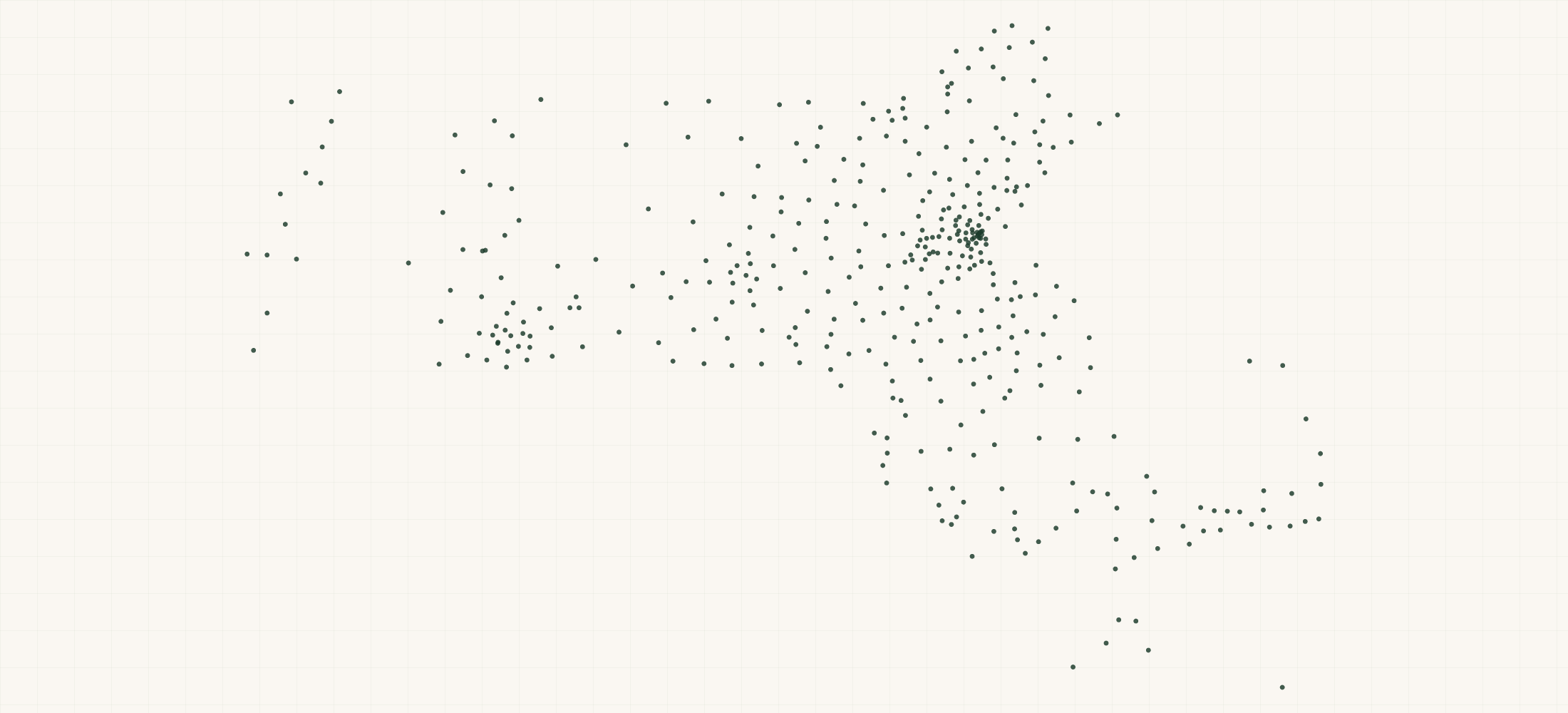 Map of where the Massachusetts Bank Branches are