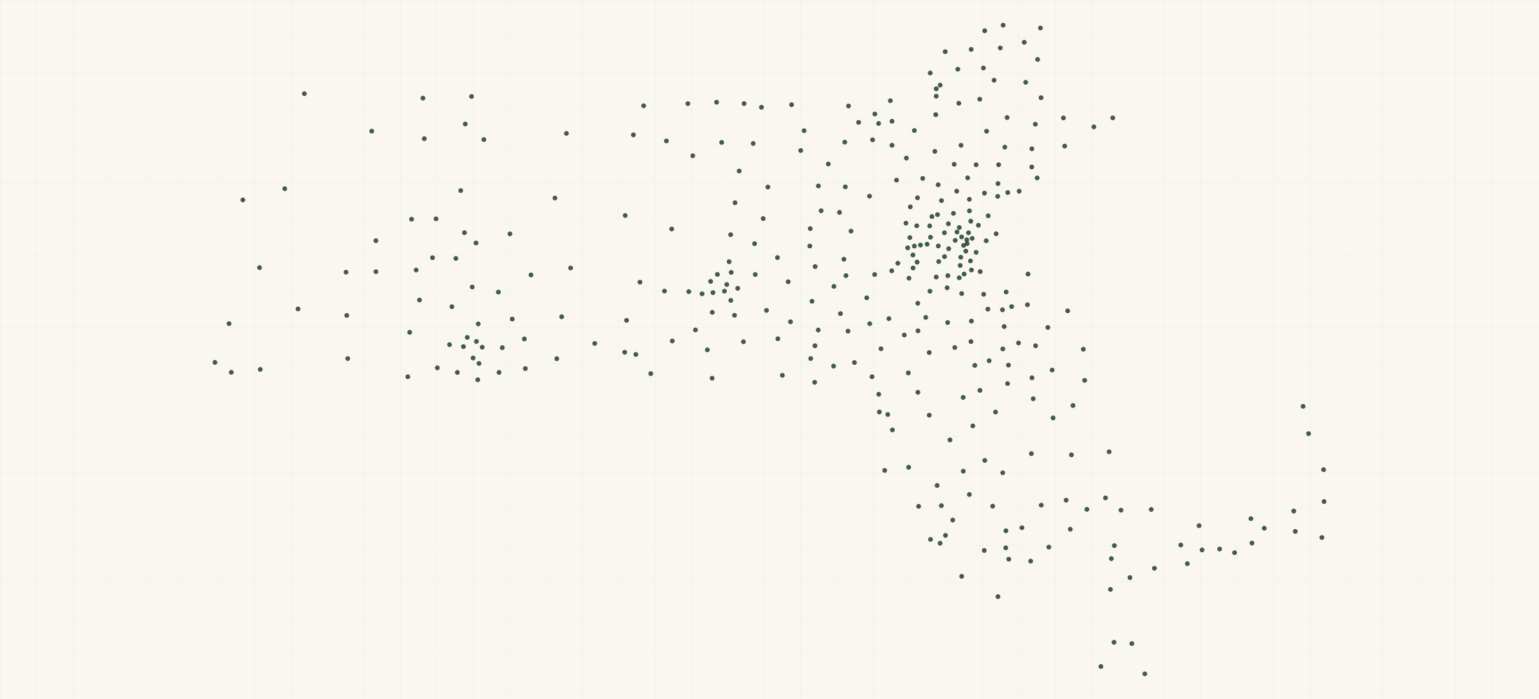 Map of where the Massachusetts HVAC Contractors are
