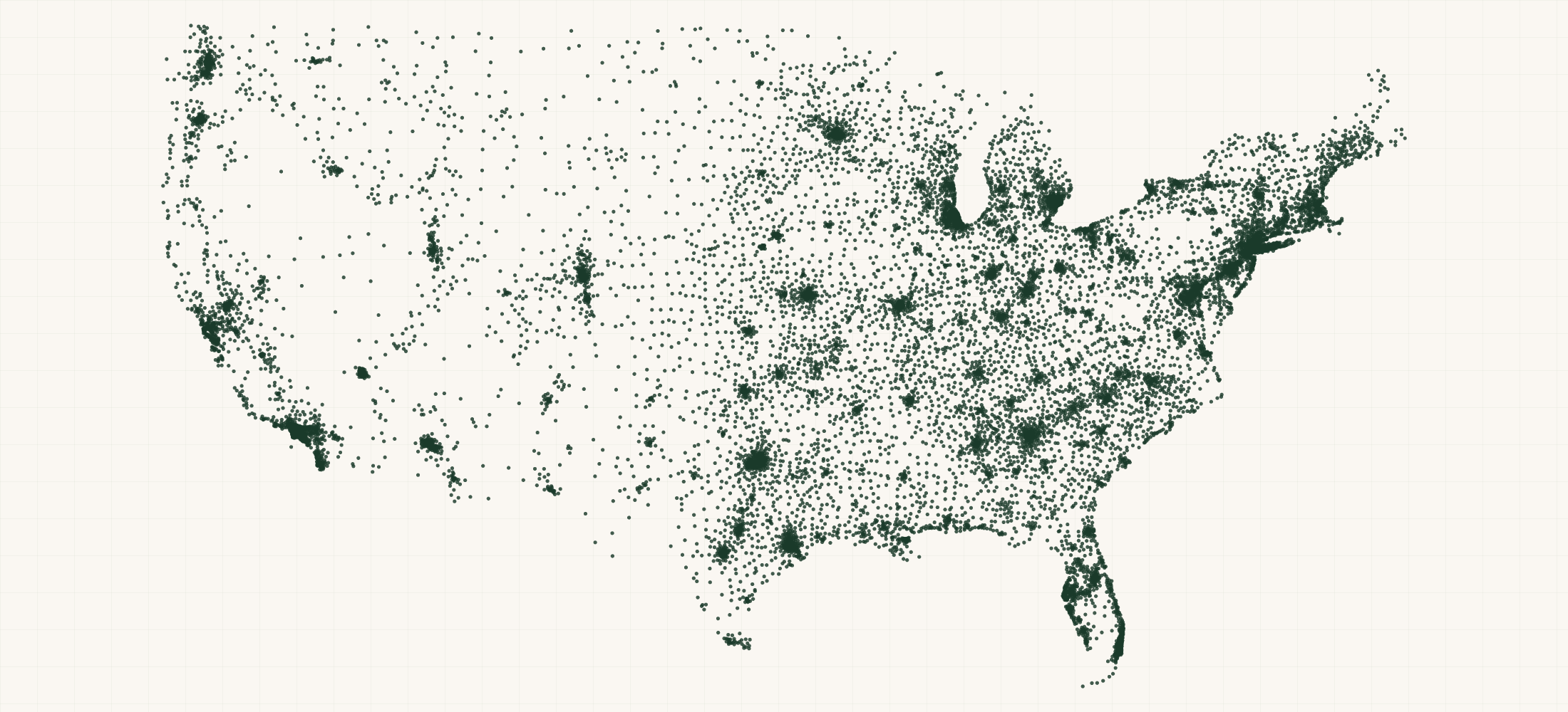 Map of where the Master of Mixes Retailers are