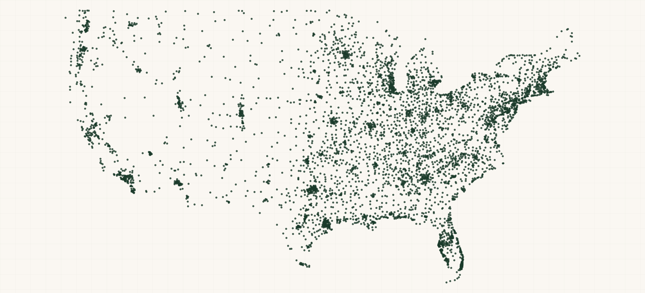 Map of where the Minn Kota Retailers are