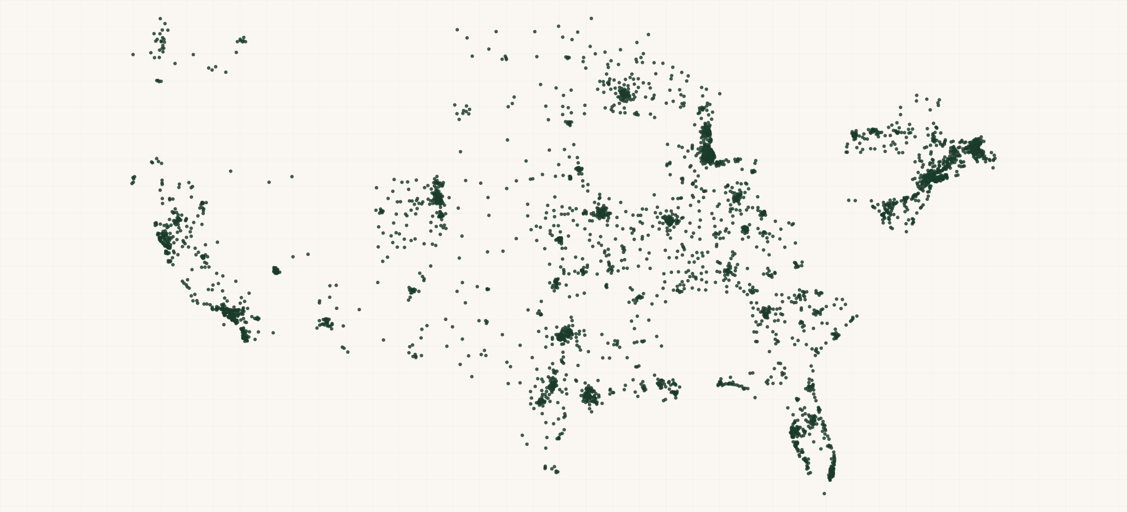 Map of where the Old Elk Retailers are