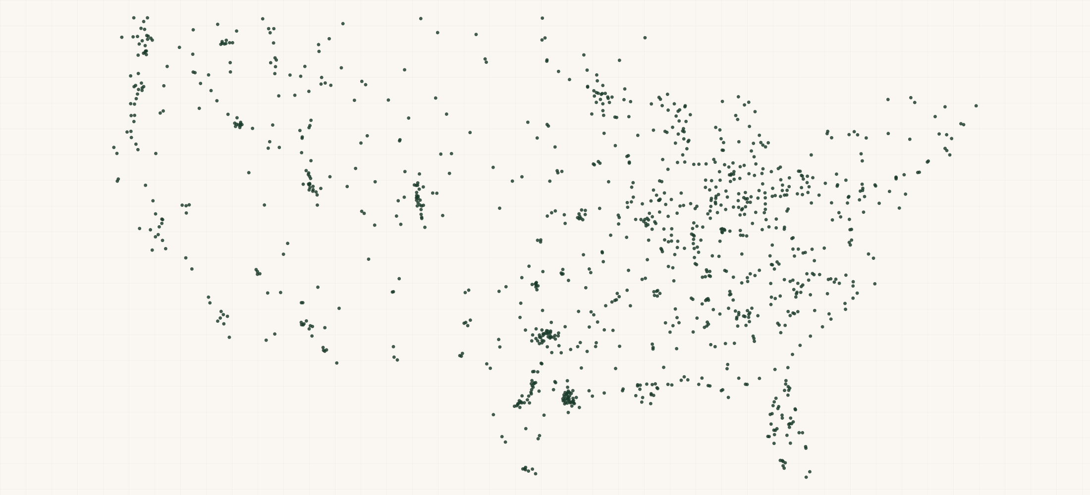 Map of where the Outdoor Edge Retailers are