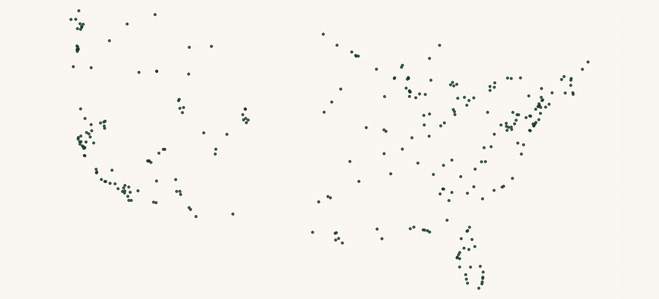 Map of where the Pedego Electric Bikes Retailers are