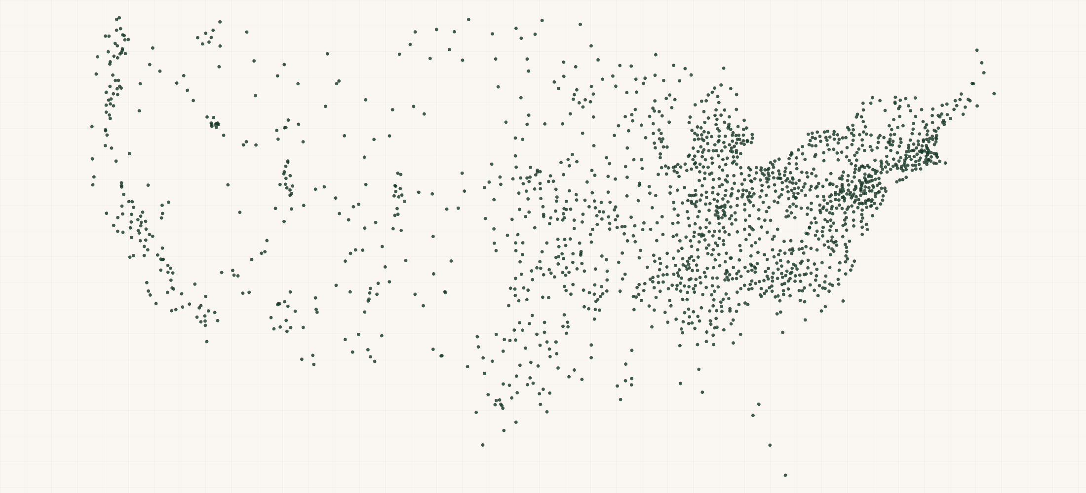 Map of where the PelPro Stoves Retailers are