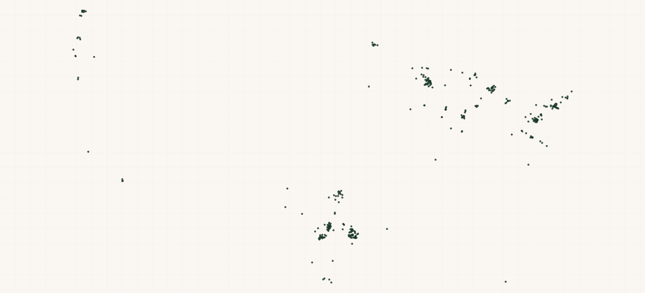 Map of where the Pepe Saya Retailers are